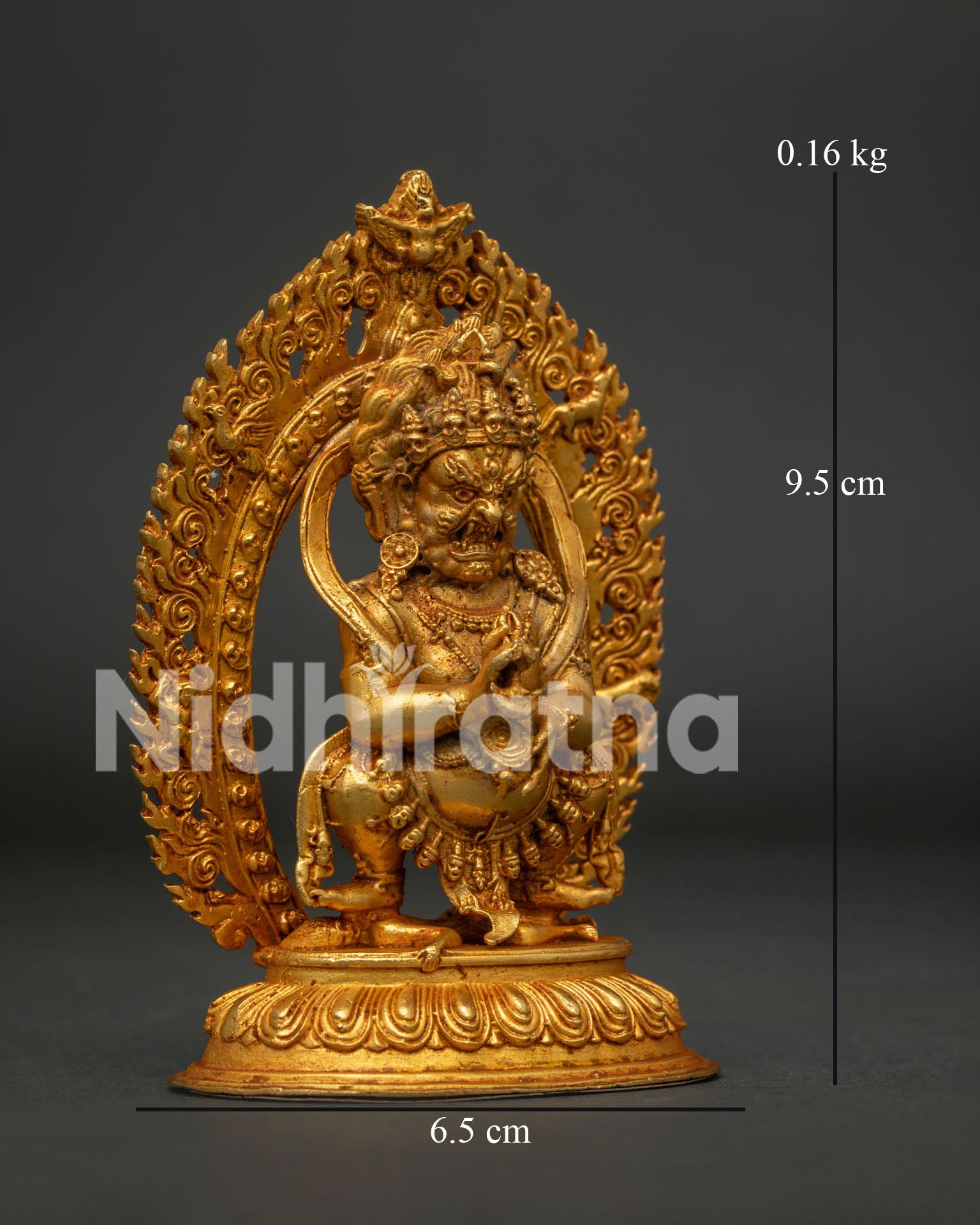 Sakya Mahakala Statue | Himalayan Wrathful Protector Deity