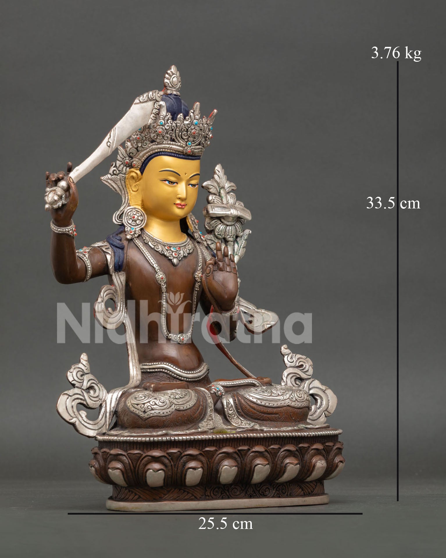 Manjushri Bodhisattva Statue | Sacred Enlightened Wisdom Art