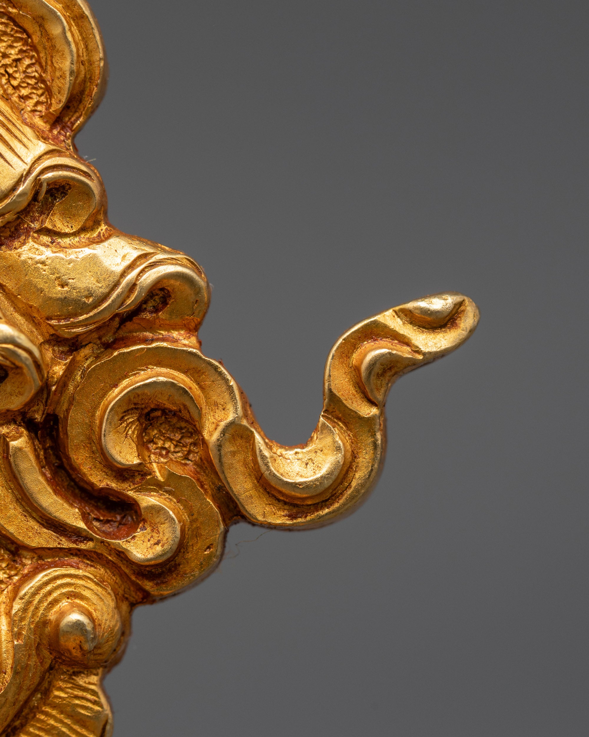 3" Gold Fire-Gilded Ashtamangala Set | Symbol of Universal Harmony