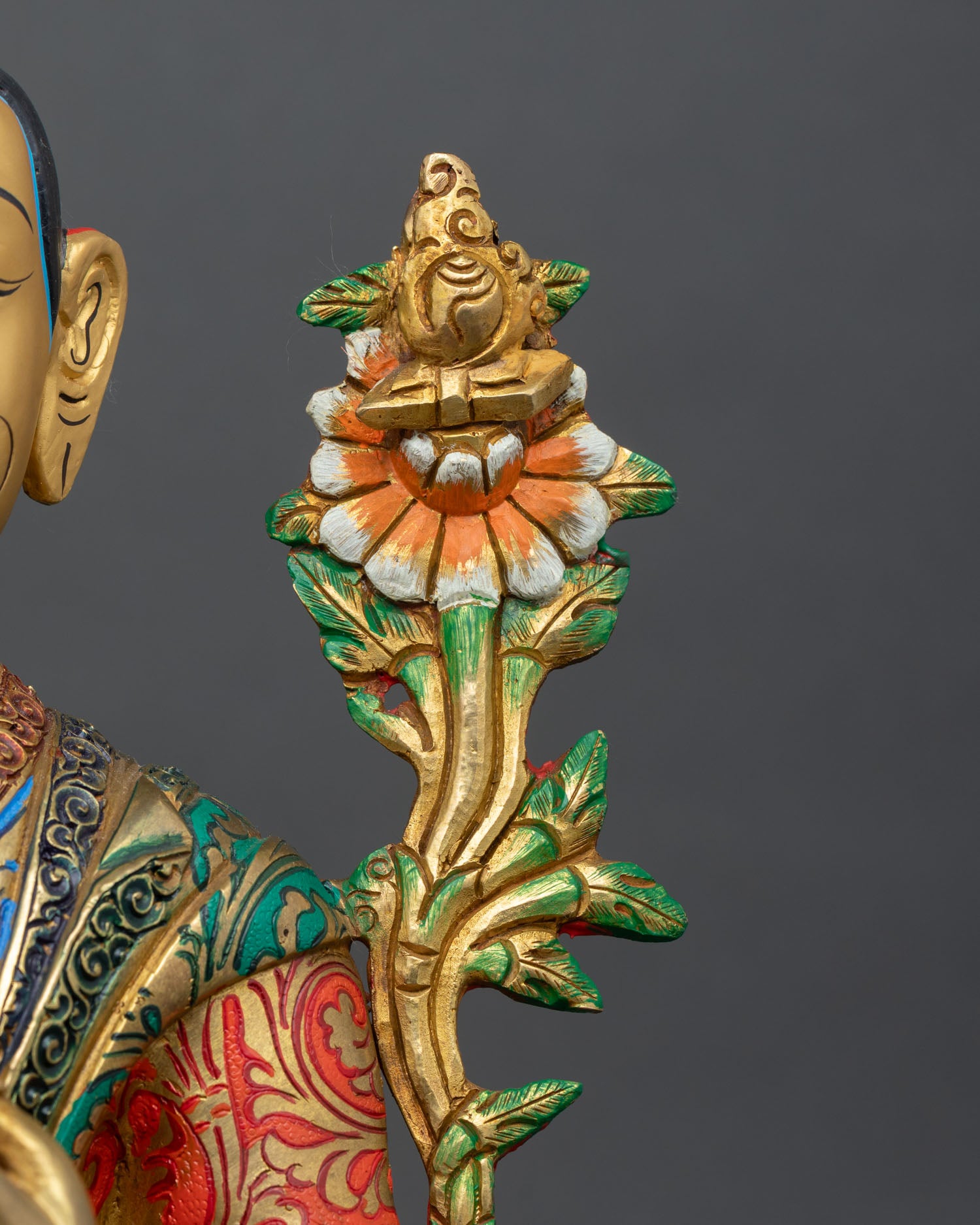 Lama Tsongkhapa Statue Set – Authentic Tibetan Art
