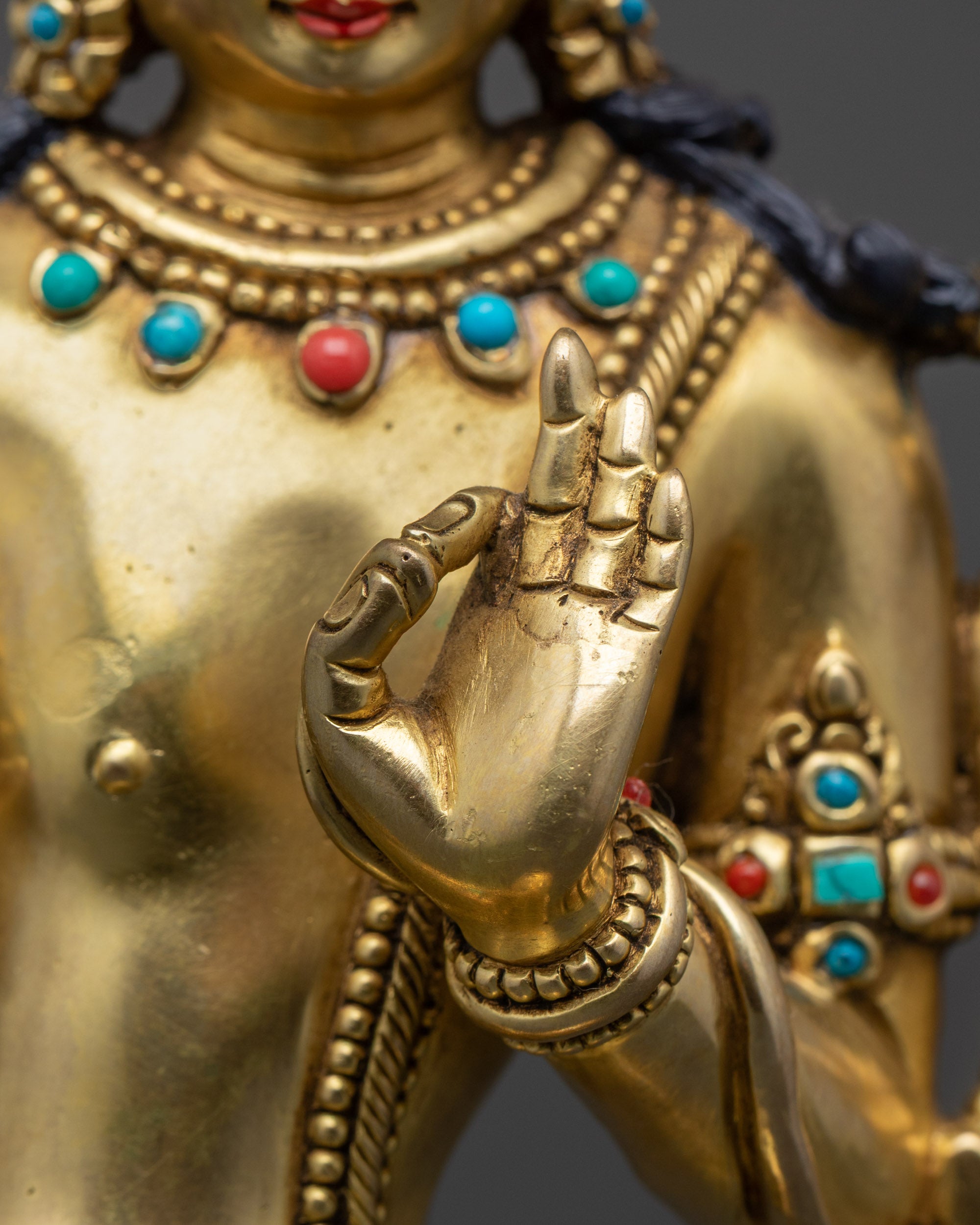 Eight Bodhisattvas Statue Collection | Traditional Nepalese Artistry