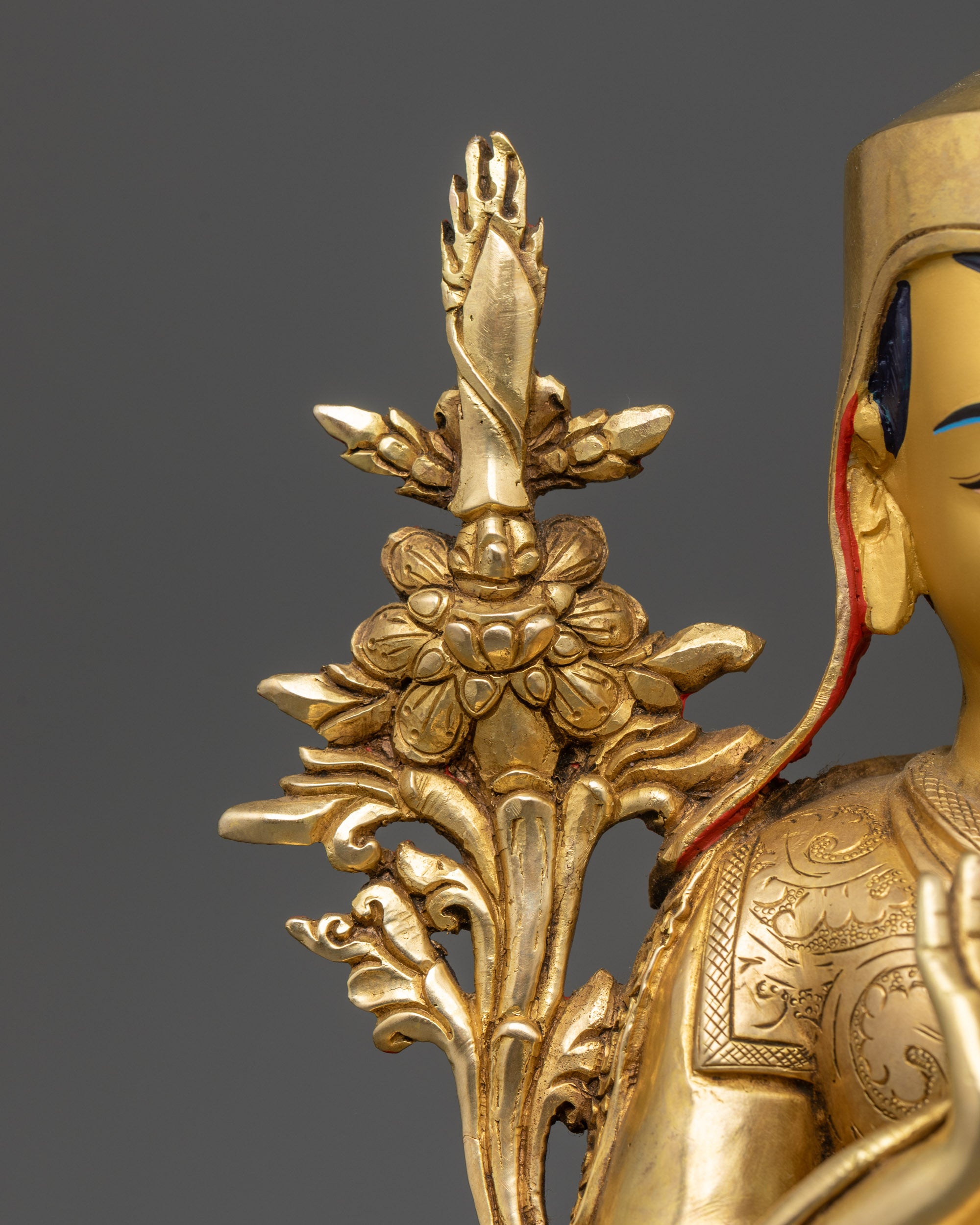 Five Shakya Masters Statue Set | Handcrafted Buddhist Deities from Nepal
