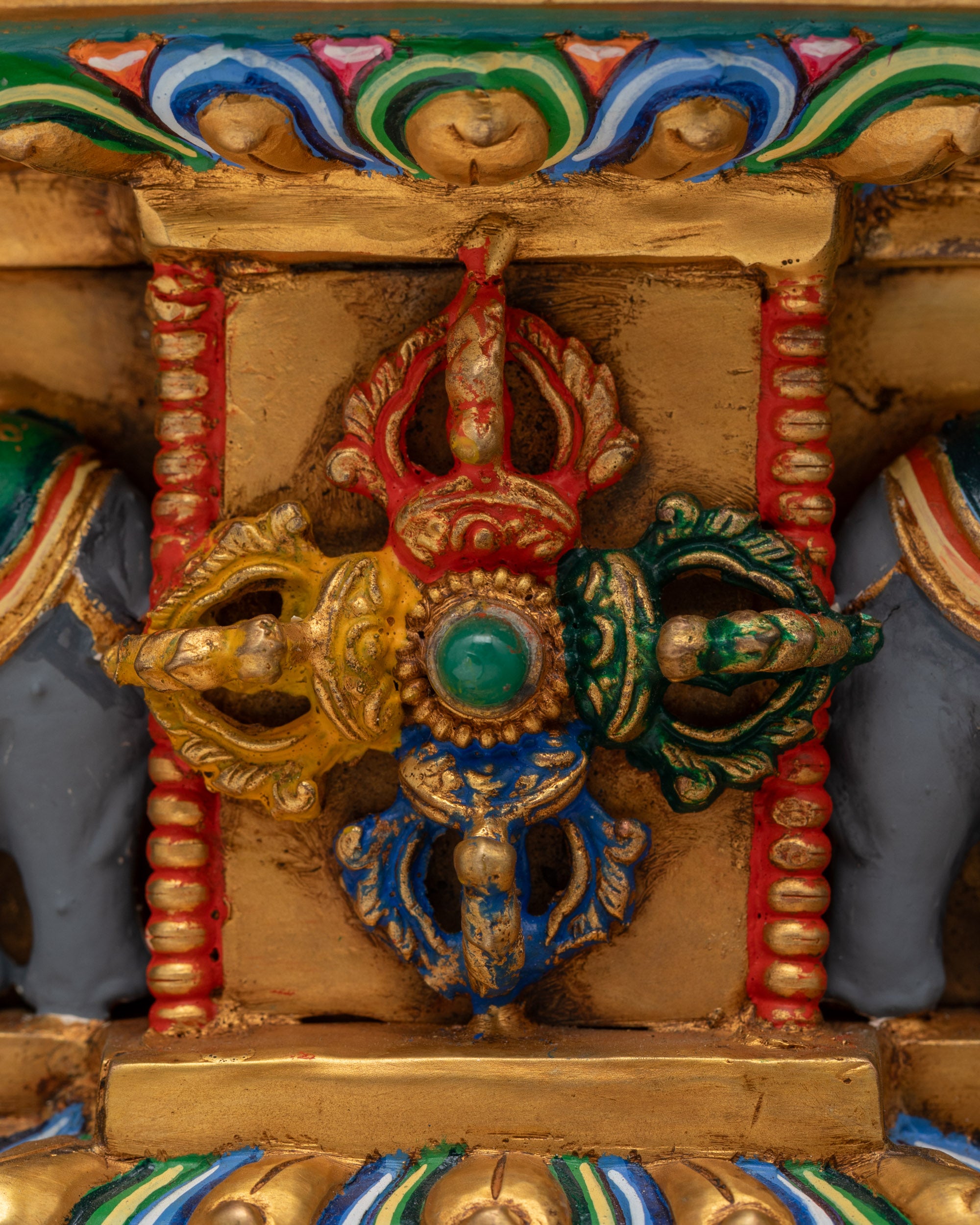 Statue of Guru Padmasambhava on Beautiful Throne | Master of Tantra