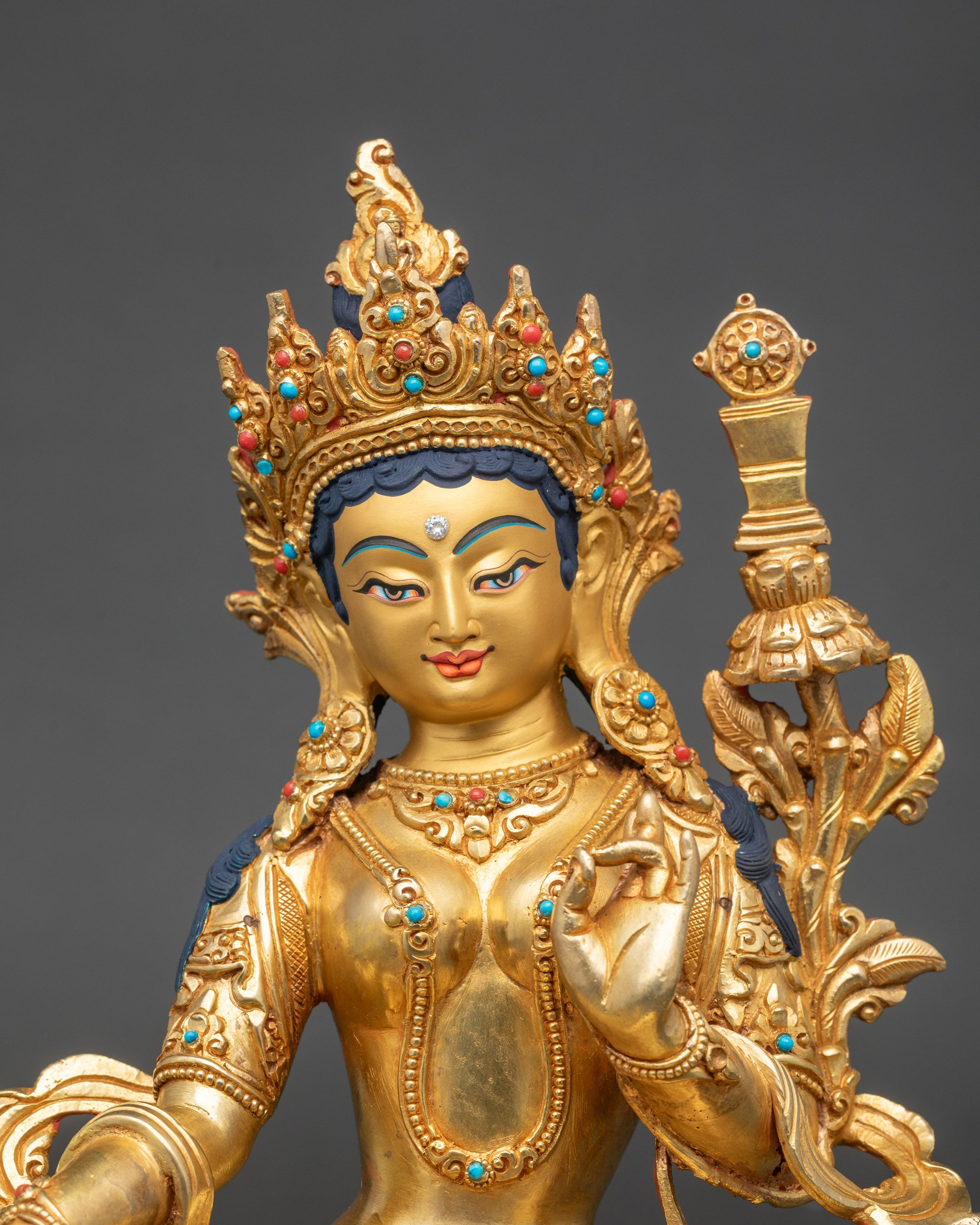 The Twenty-One Emanations of Tara – Complete 21 Tara Statue Set
