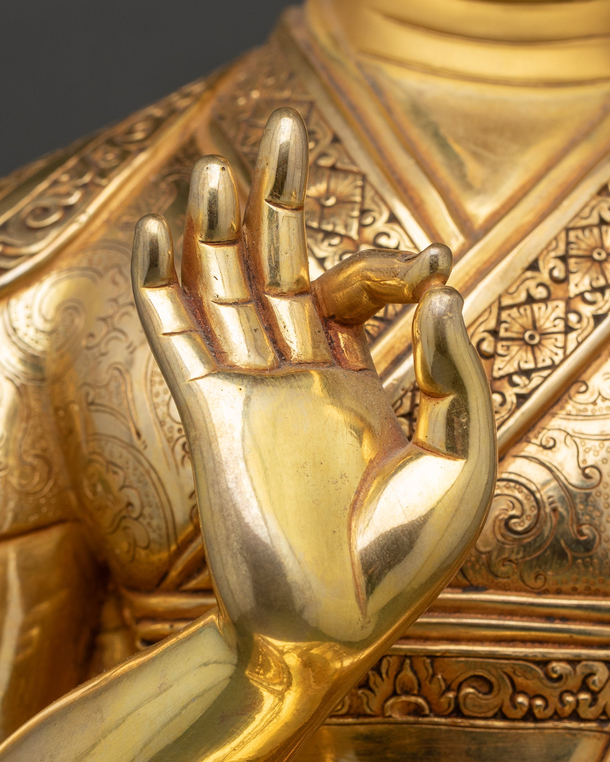 Buddhist Tsongkhapa Set | Handcrafted Trio Set of Buddhist Masters