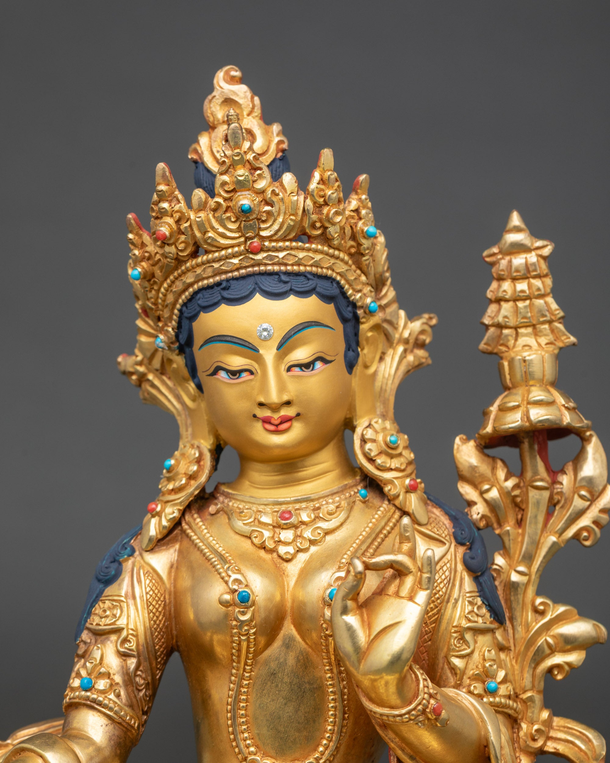 The Twenty-One Emanations of Tara – Complete 21 Tara Statue Set