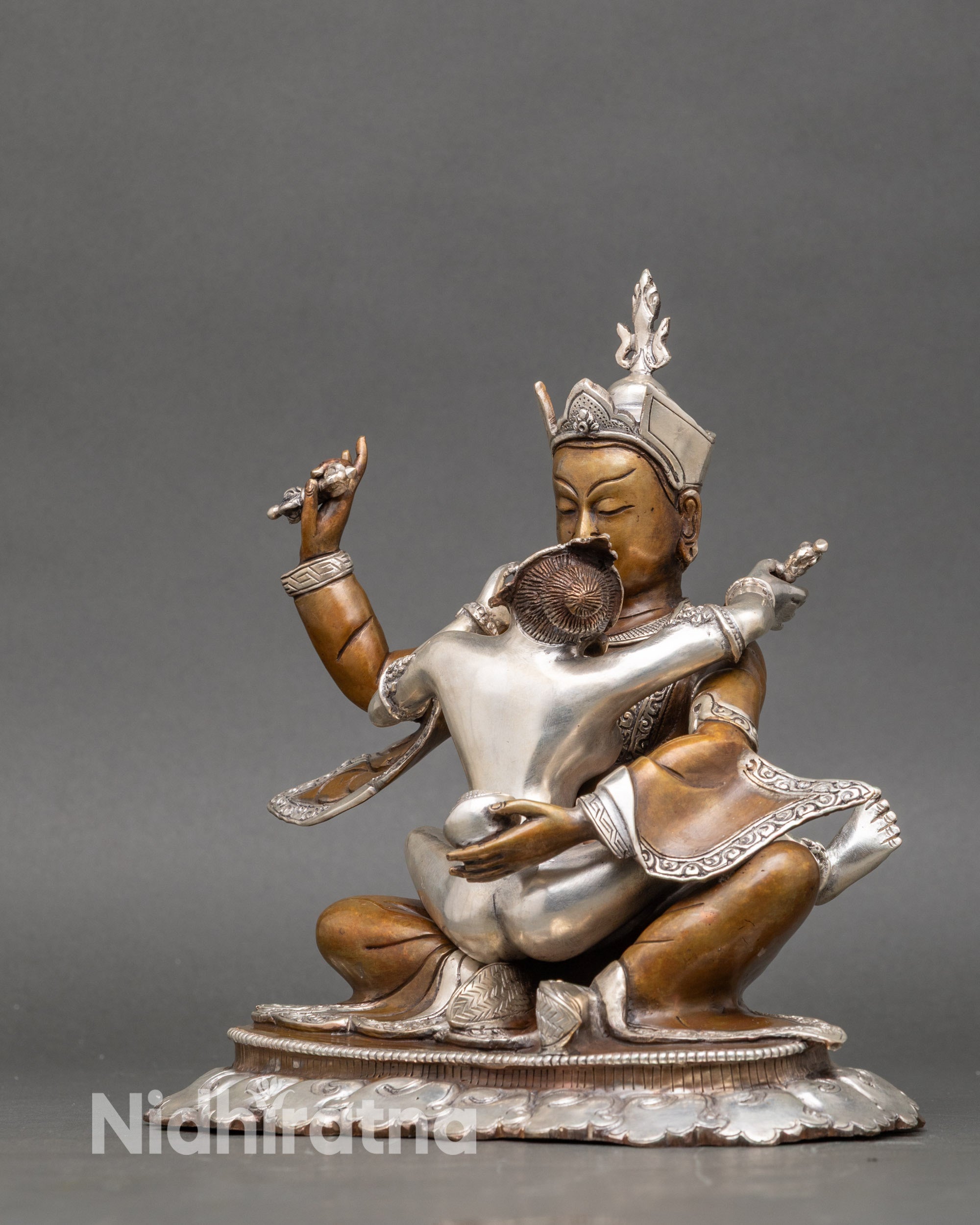 Guru Rinpoche with Consort Statue - Spiritual Home Decor