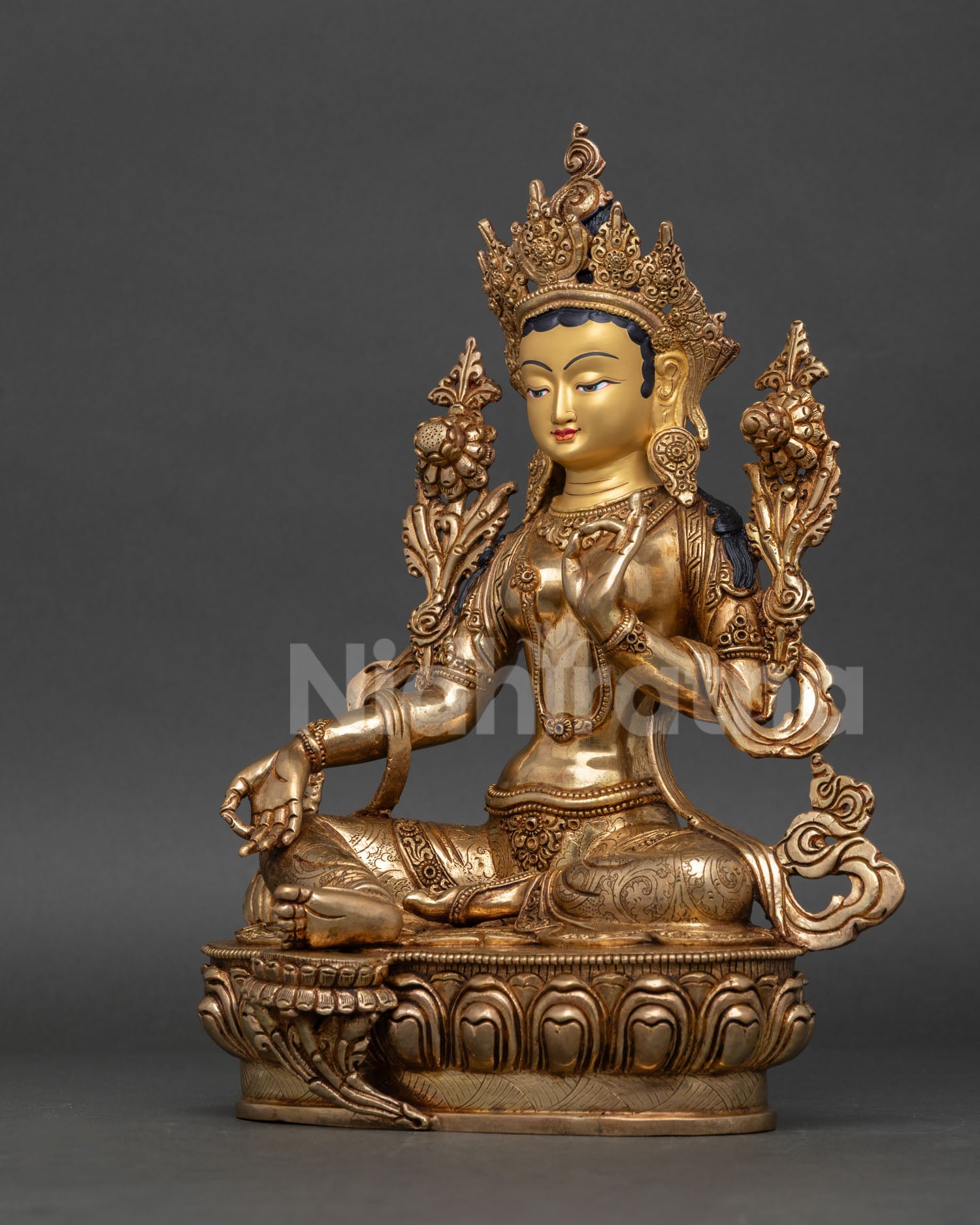 Blessed Green tara Statue | Mother of Liberation