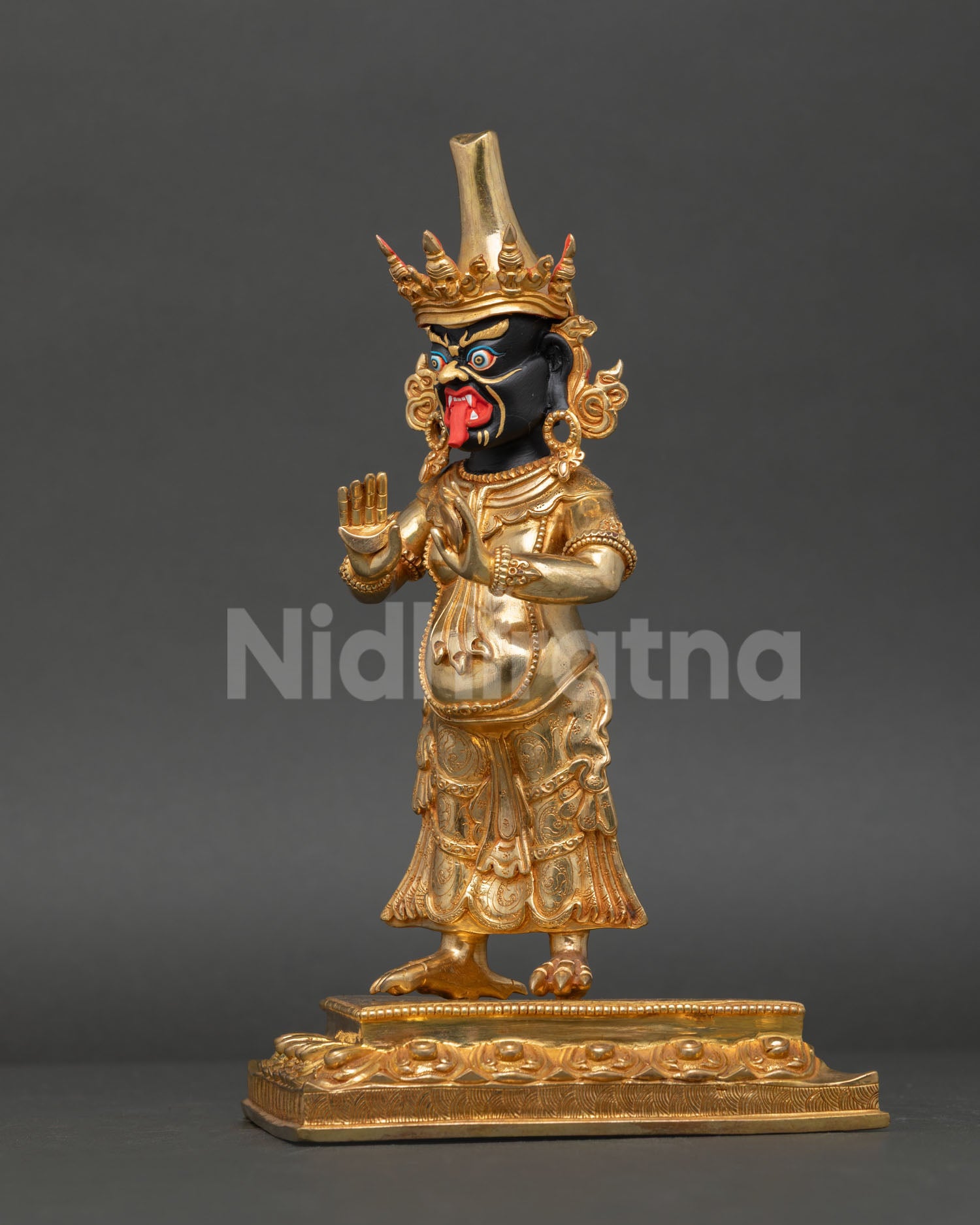 Zhajilamu Statue from Nepal | Tibetan Wrathful Goddess