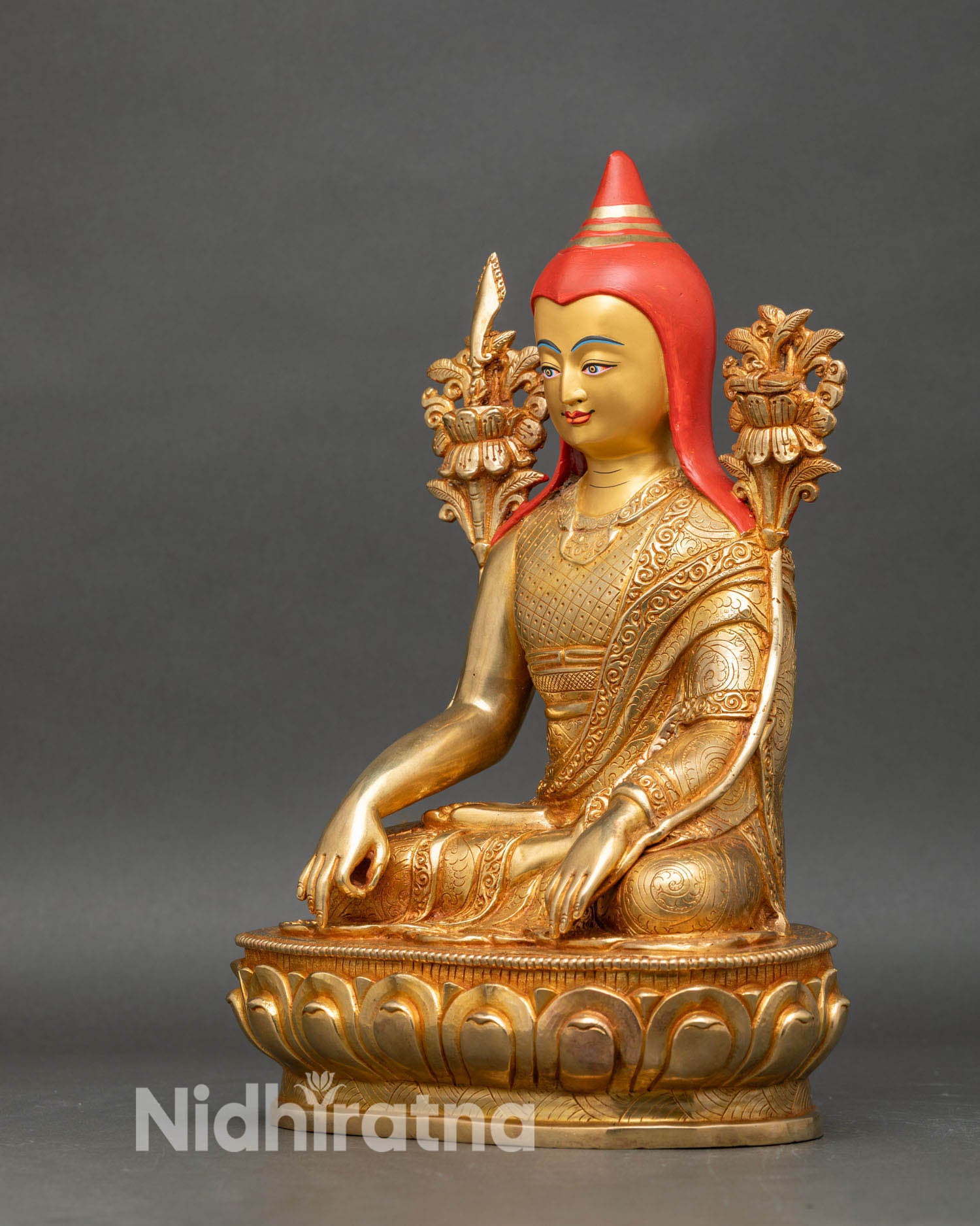 Longchenpa Statue – Traditional Nepalese Meditation Figure