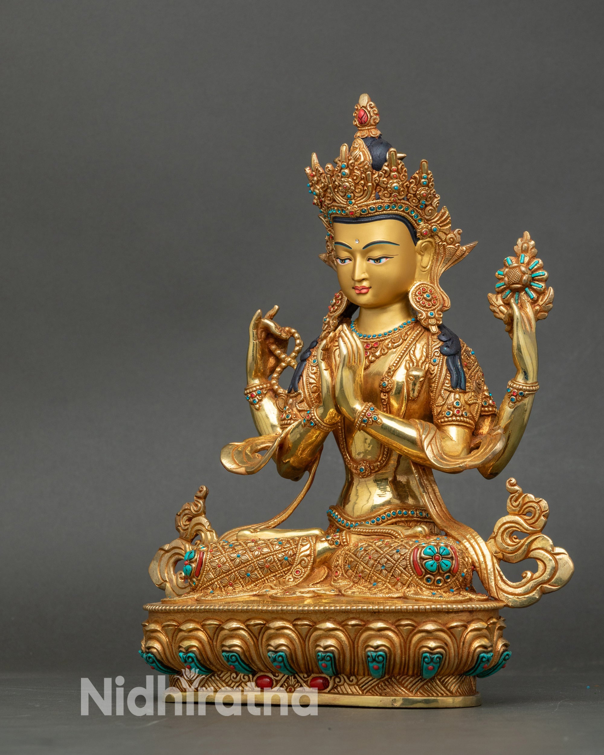 Chenrezig Statue | Bodhisattva of Compassion in Vajrayana Buddhism