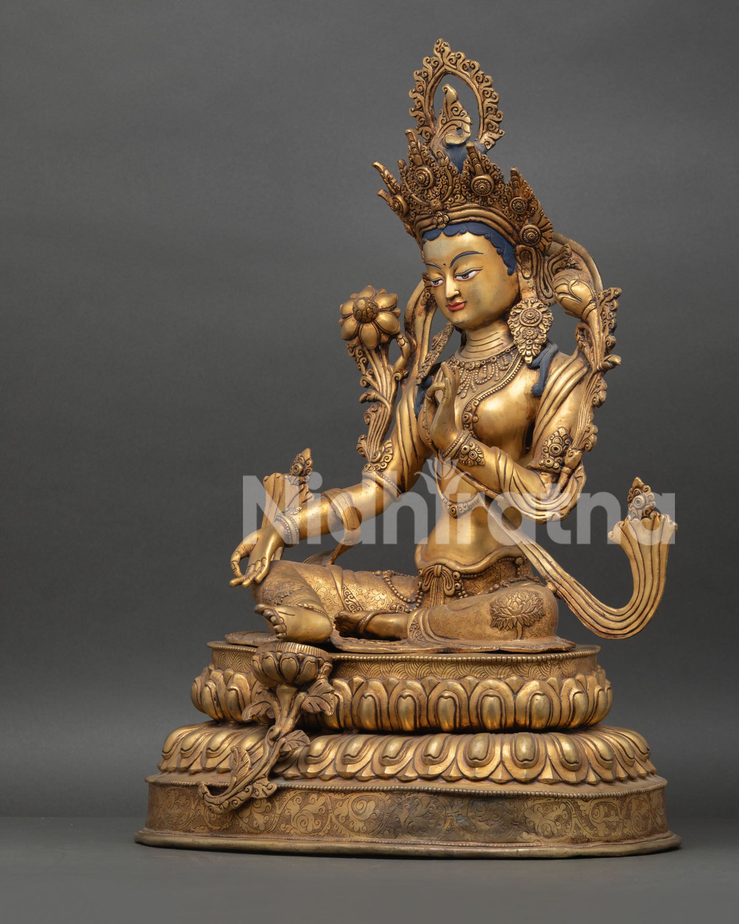 Green Tara Statue