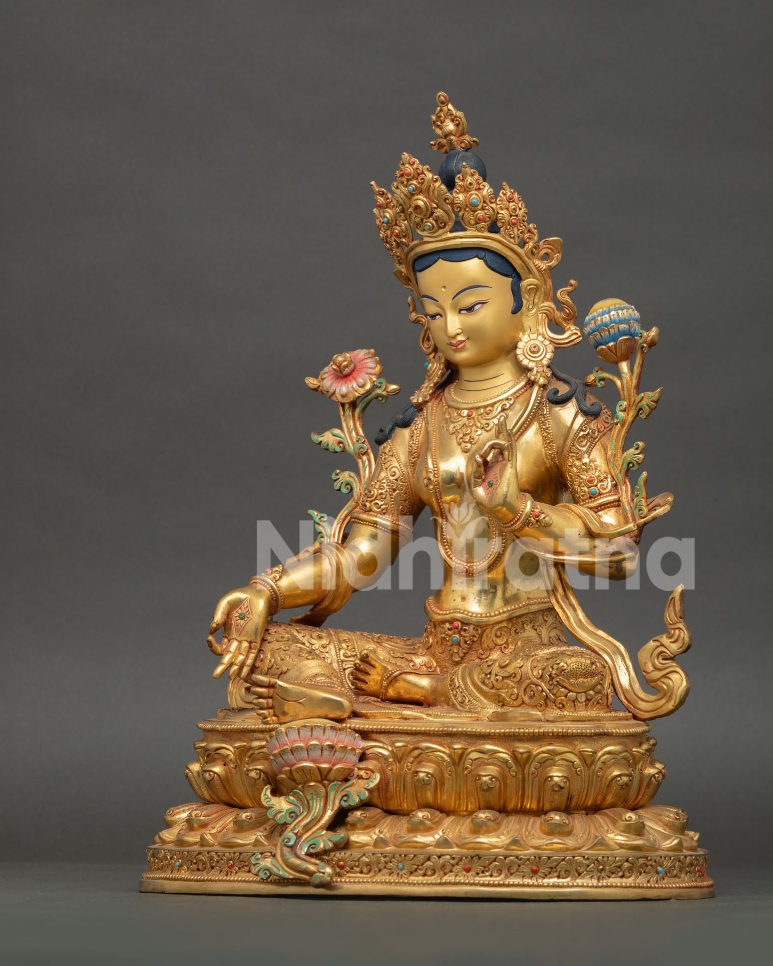 Green Tara Statue