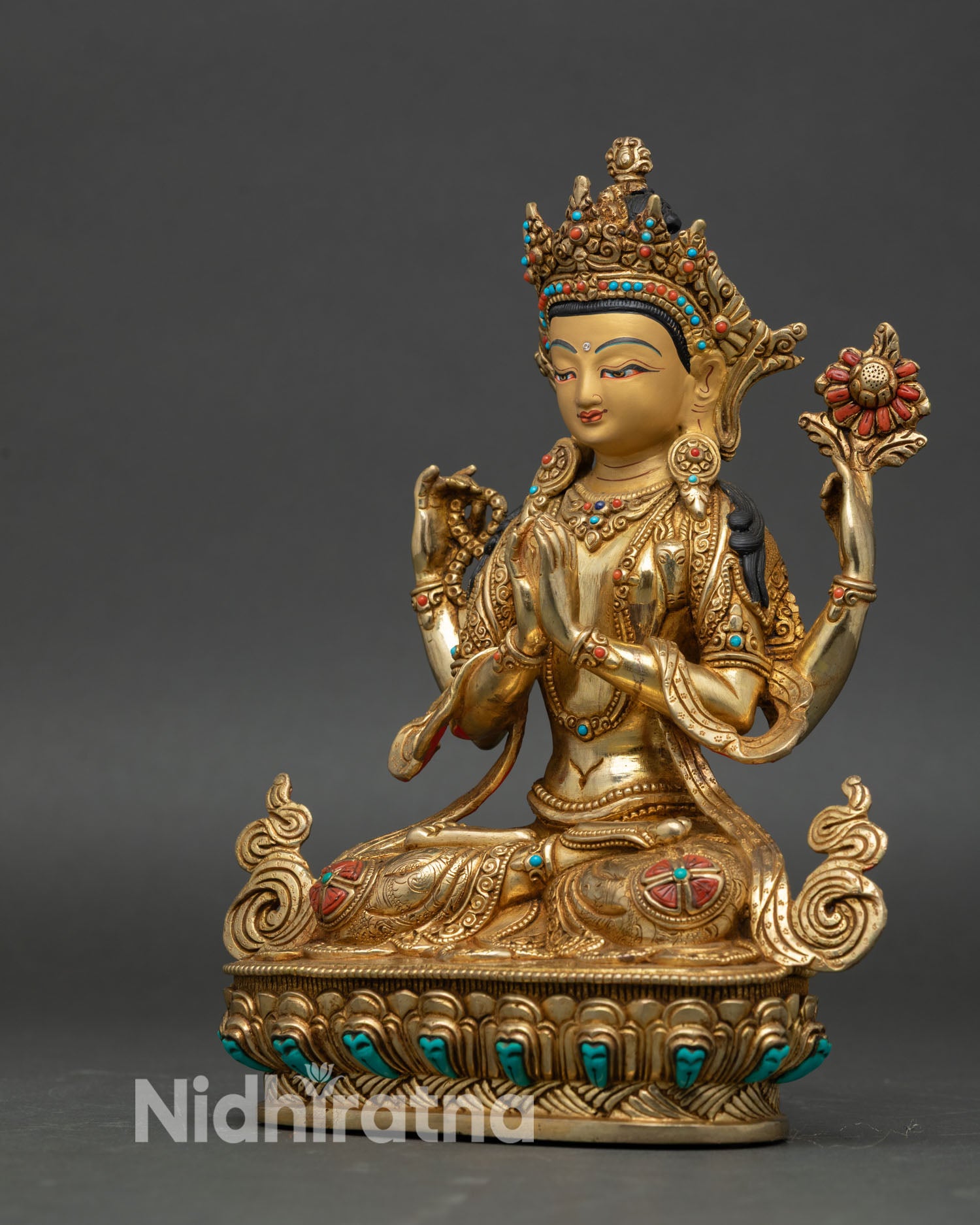 Buddhist Chenrezig | Handmade Statue for Home Decor