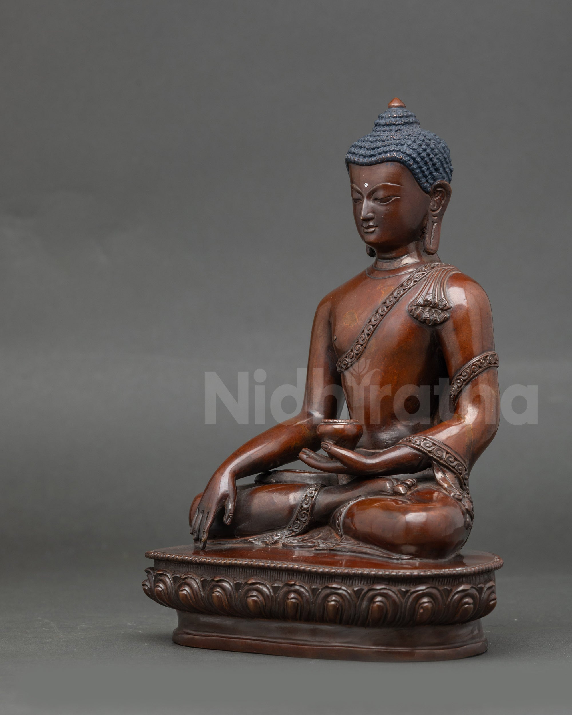 Traditional Shakyamuni Buddha Statue from Nepal