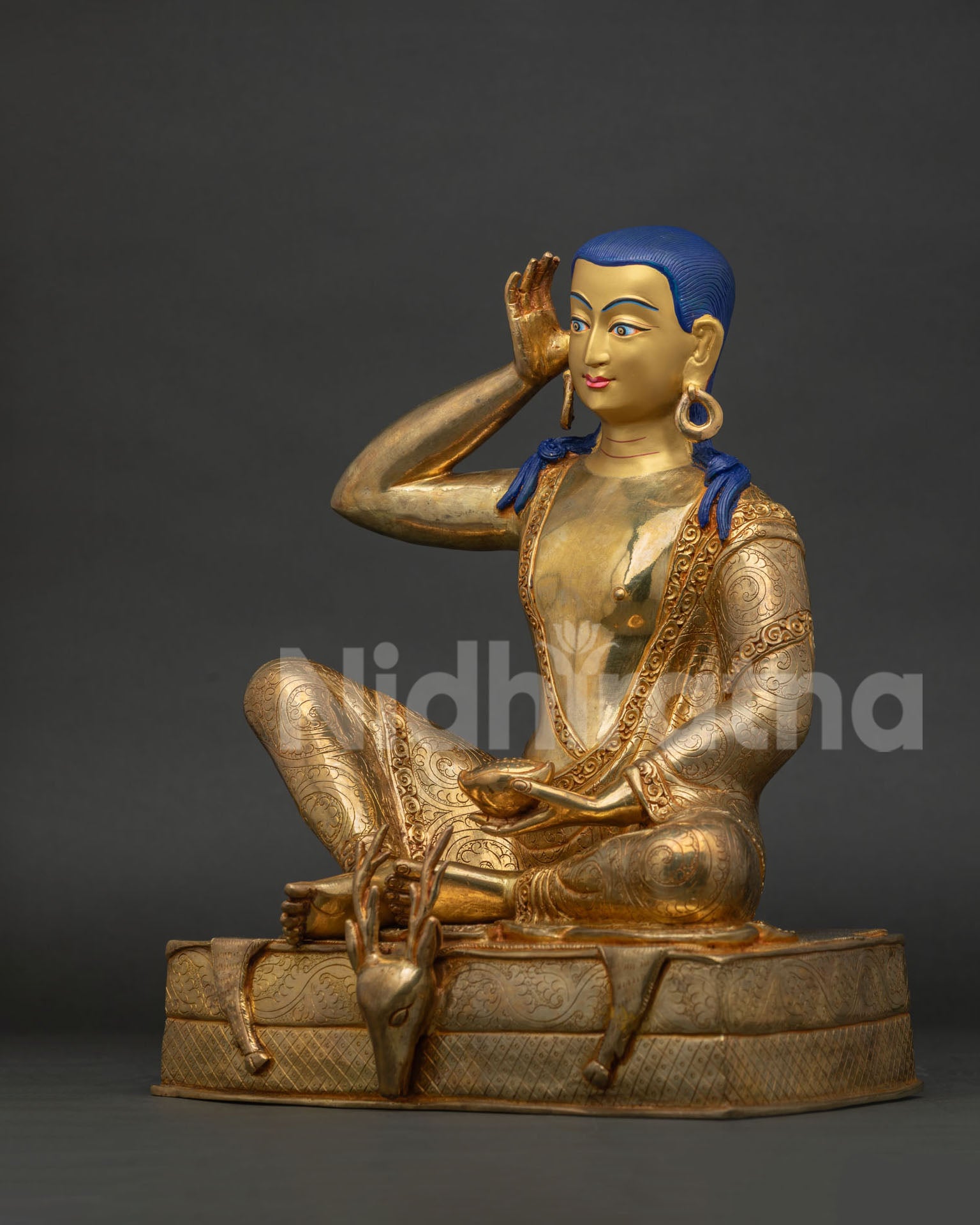 Marpa Set Statue | Revered Masters of the Kagyu Tradition