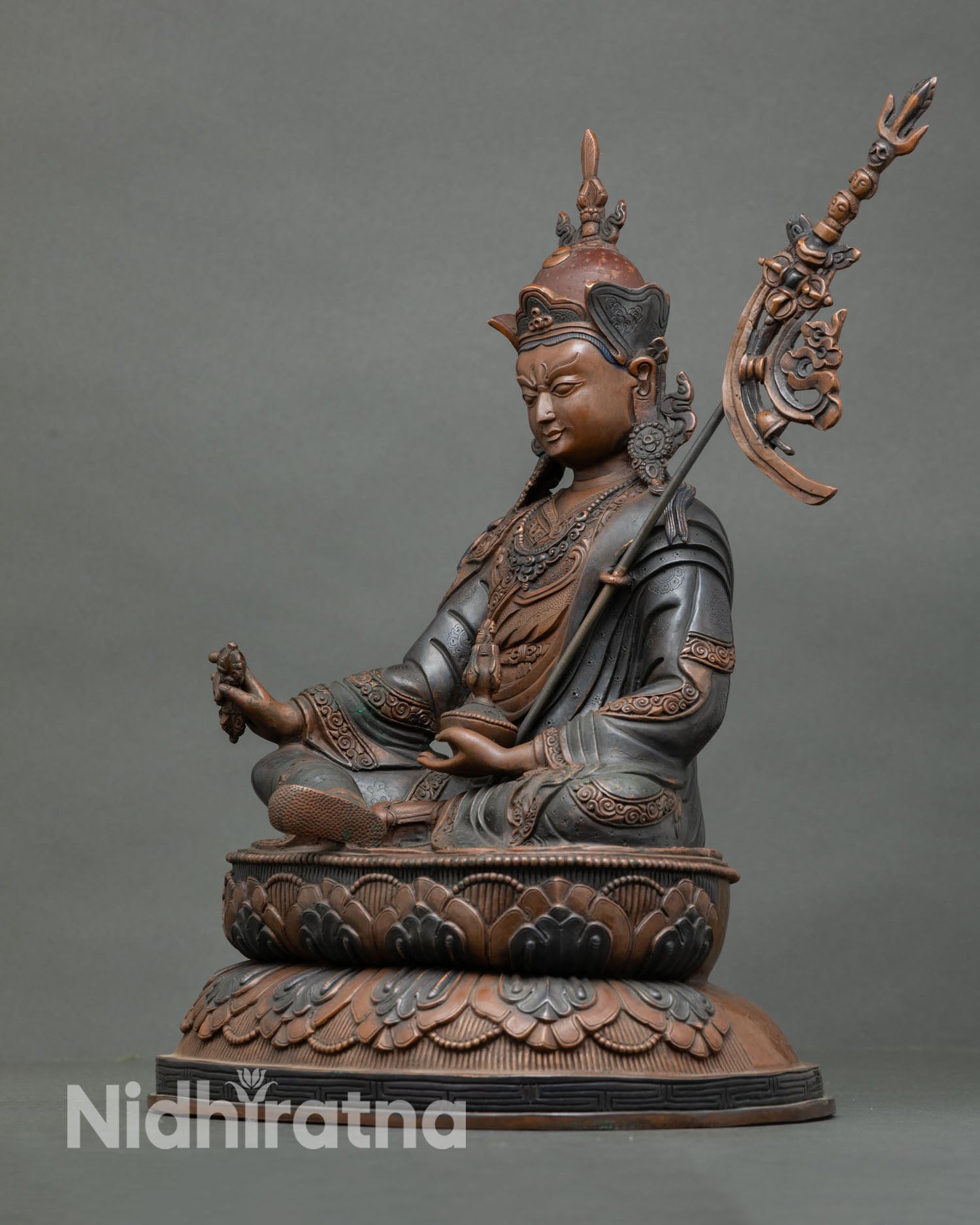 Guru Rinpoche Statue | Lotus Born Guru Spiritual Artwork