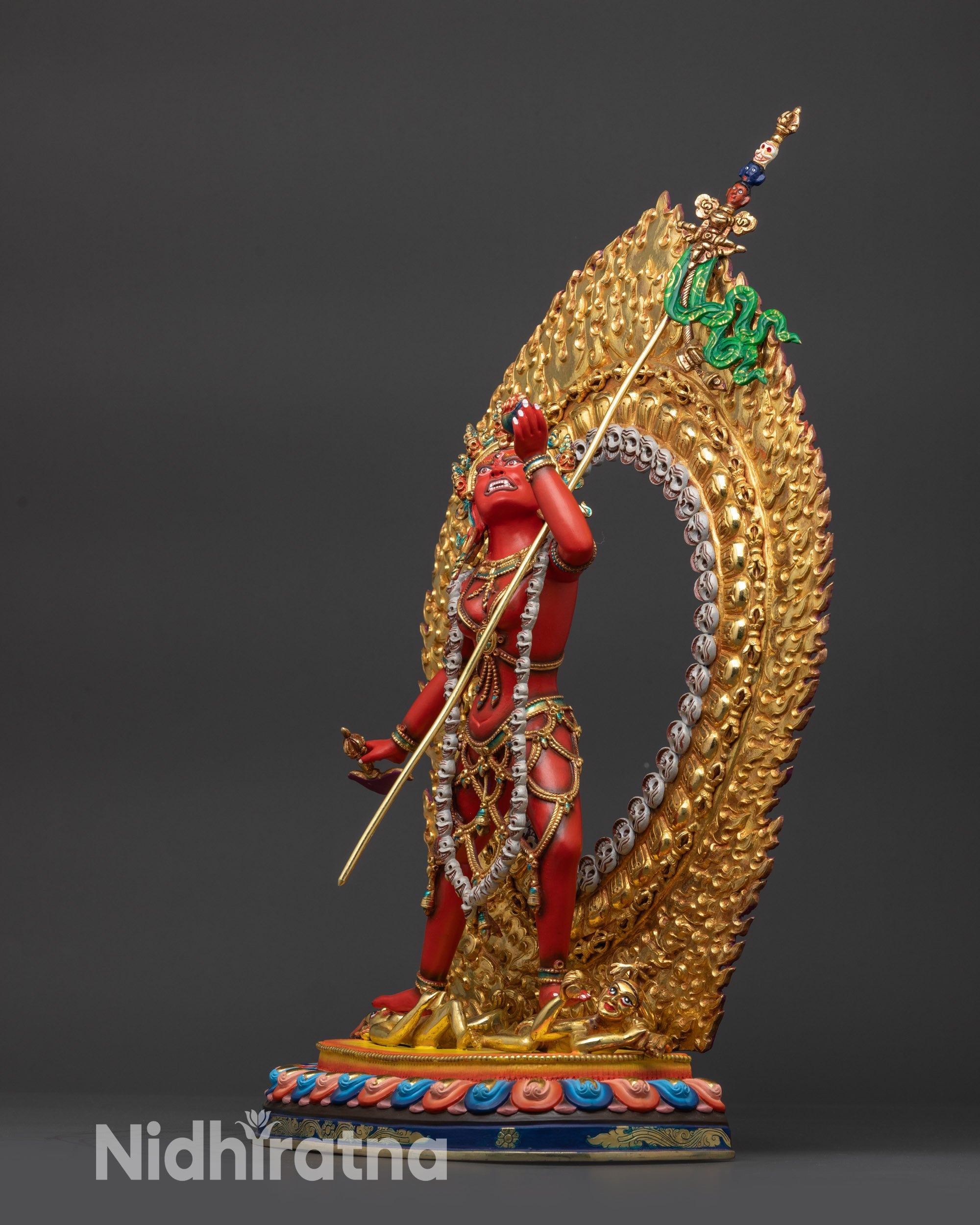 Statue of Dakini Vajrayogini | Handcrafted Tantric Deity Artwork