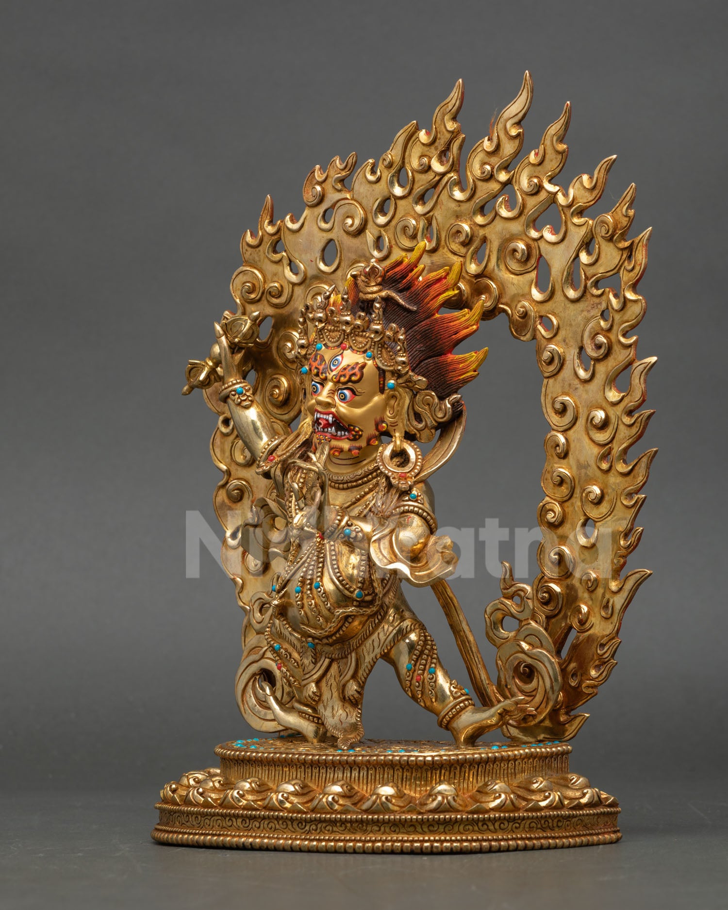 Vajrapani Bodhisattva Statue | Tibetan Buddhist Protector