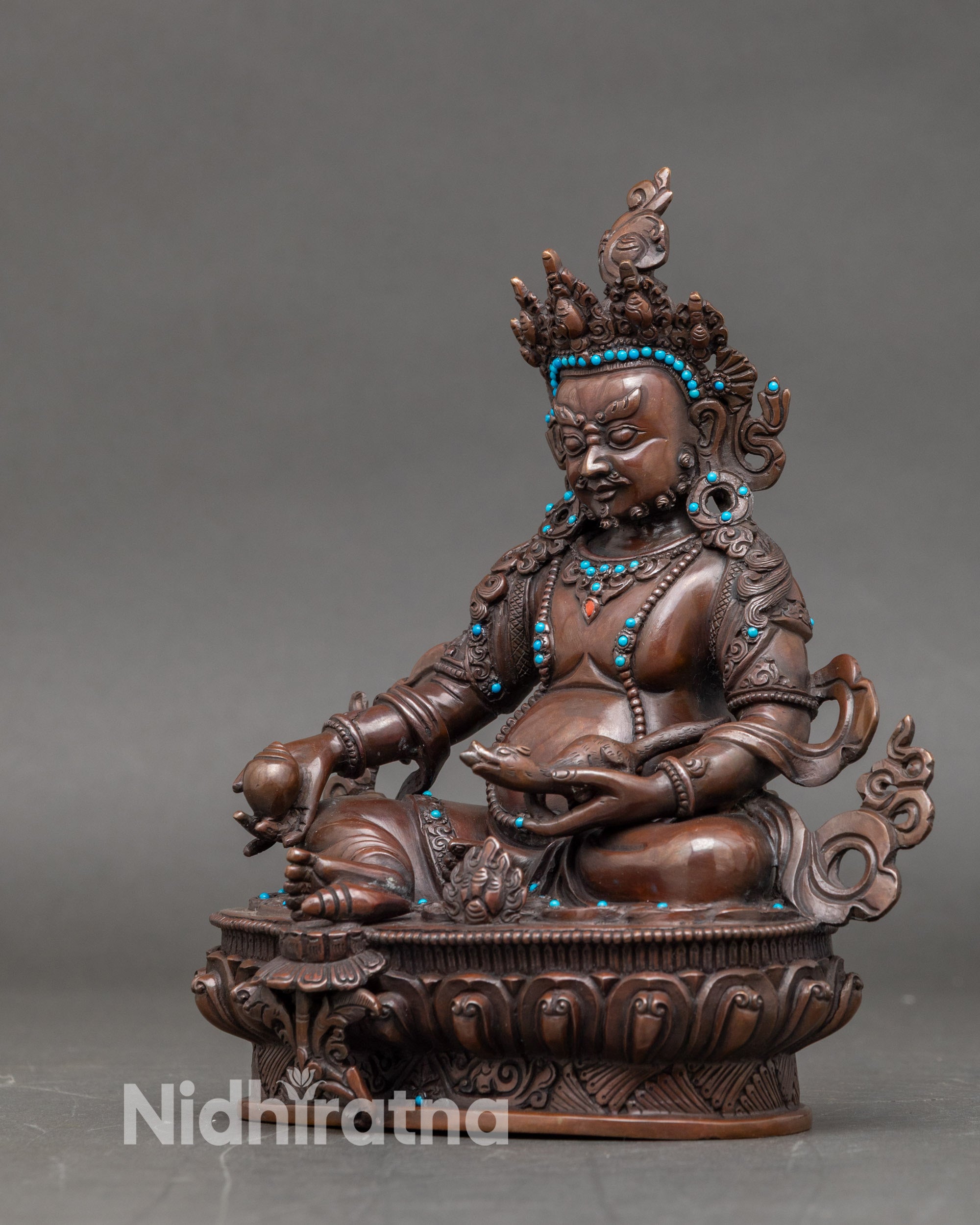 Dzambhala Statue for Wealth Blessings | Himalayan Buddhist Art