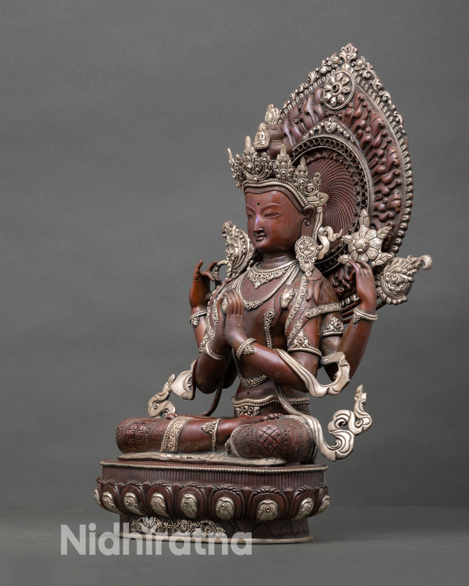Chenrezig Statue | Nepalese Bodhisattva of Compassion