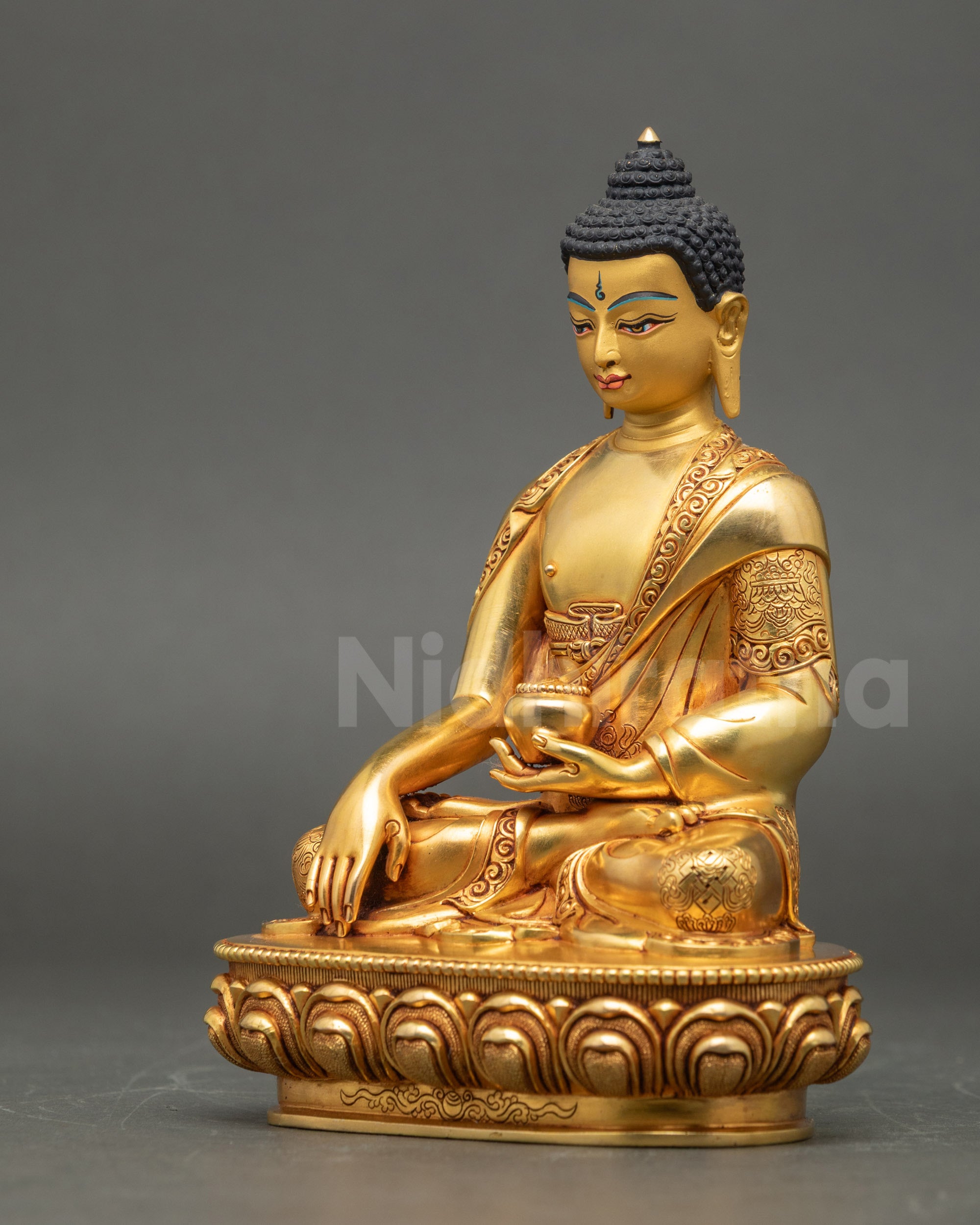 Buddha Shakyamuni Statue | Traditional Lost-Wax Cast Copper Art