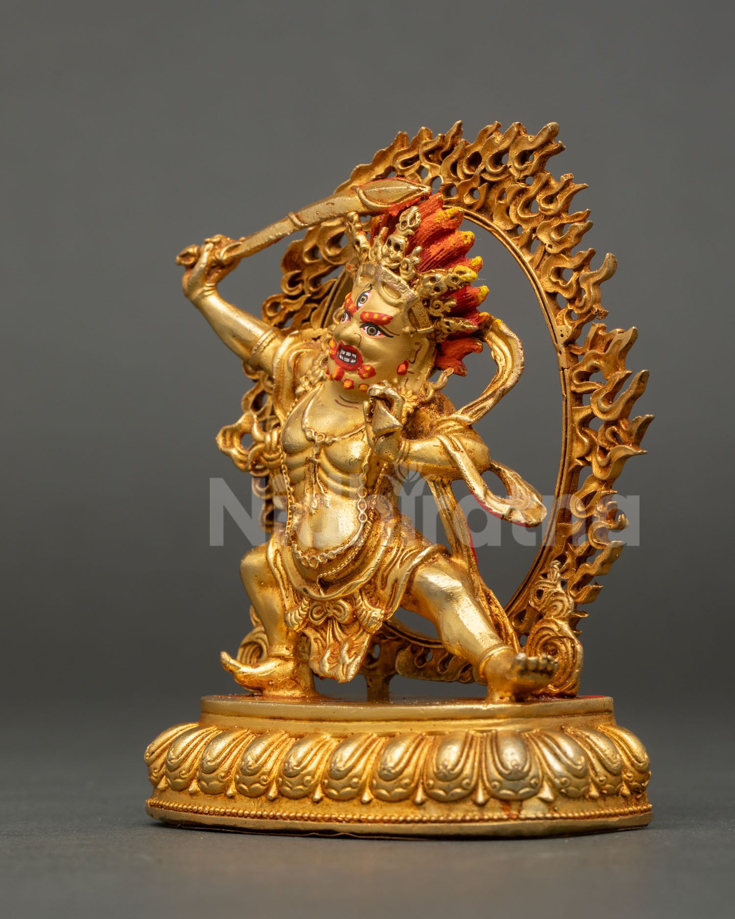 Black Manjushri Statue for Home Altar | Himalayan Sacred Art