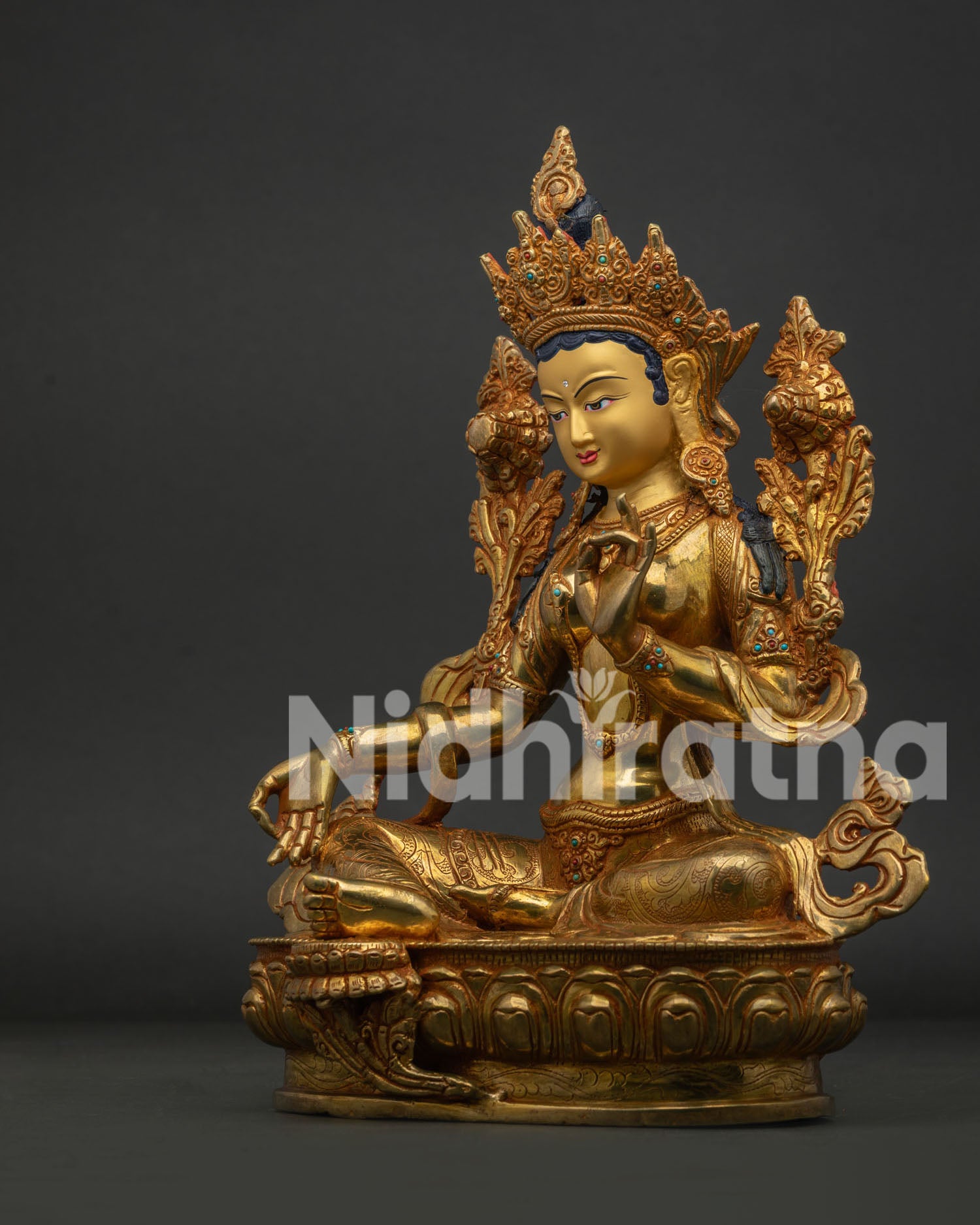 Green Tara Statue | Buddhist Goddess of Compassion