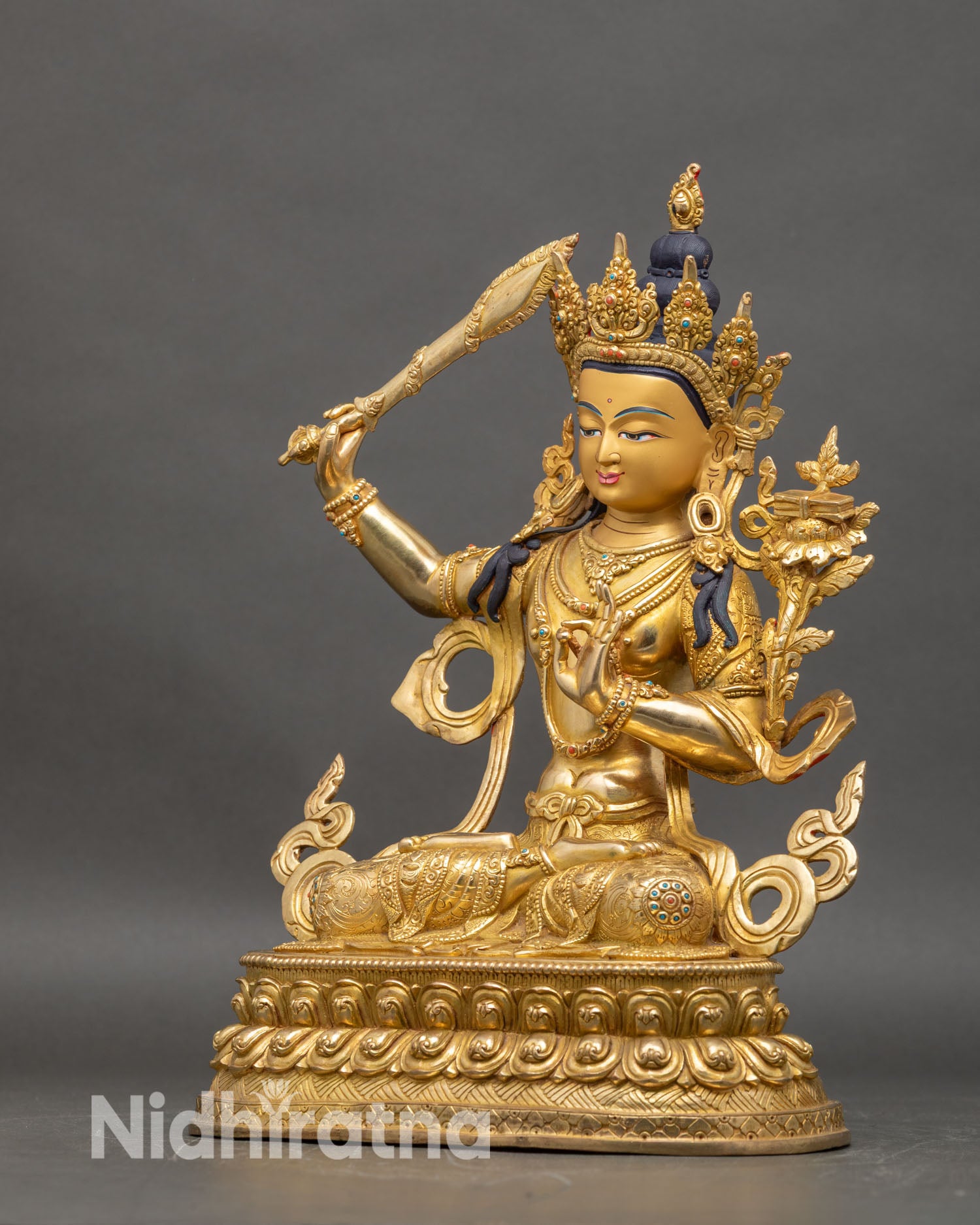Manjushri Statue | Tibetan Bodhisattva of Wisdom