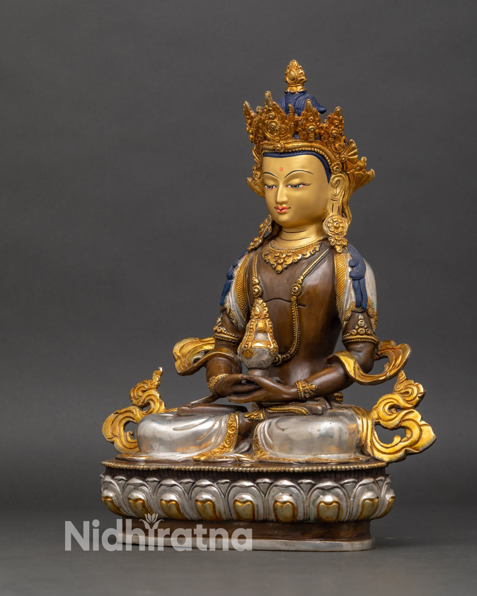 Amitayus Buddha Statue | Buddhist Sacred Art from Nepal