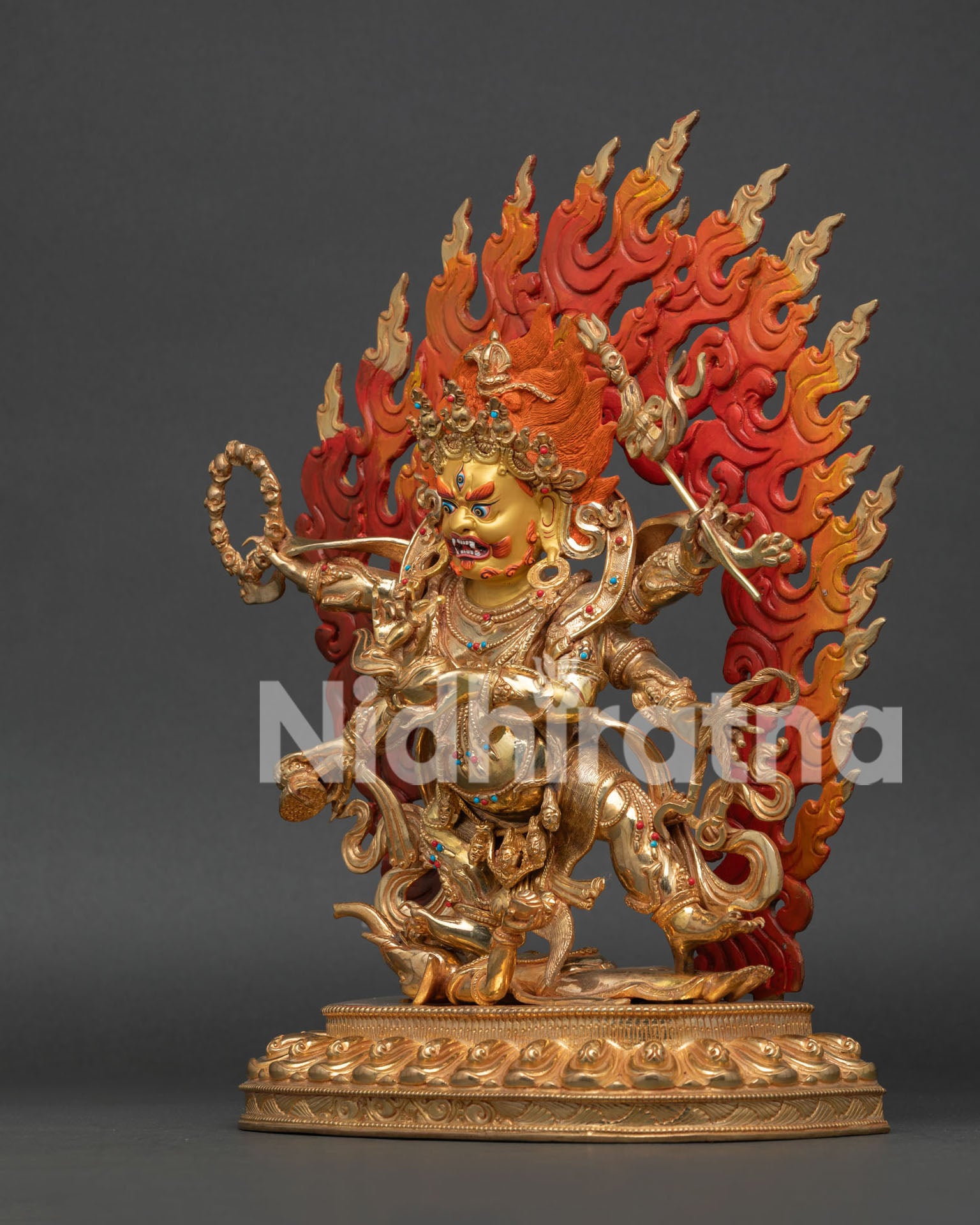 Six Arm Mahakala Statue