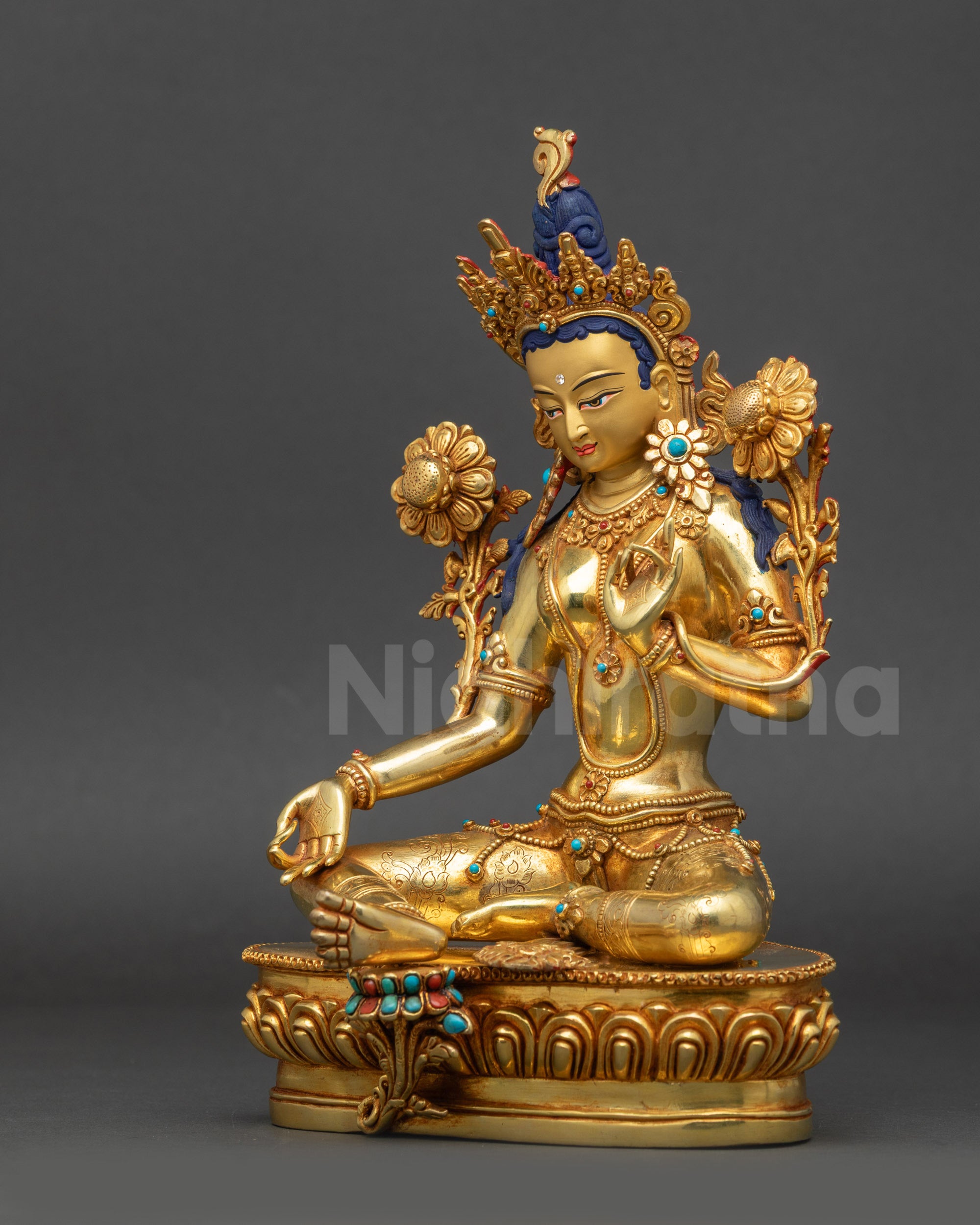 Green Tara Statue