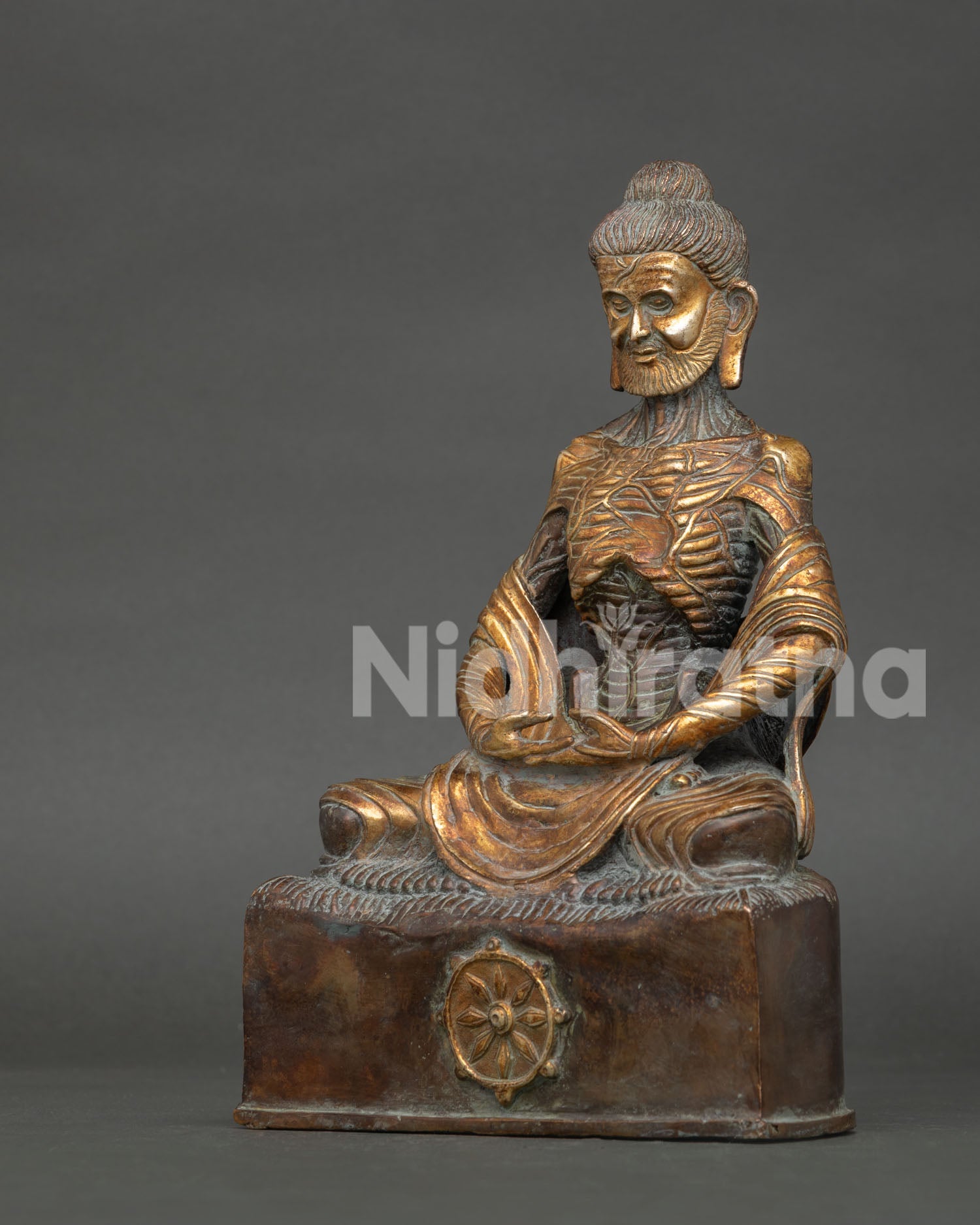 Fasting Buddha Statue