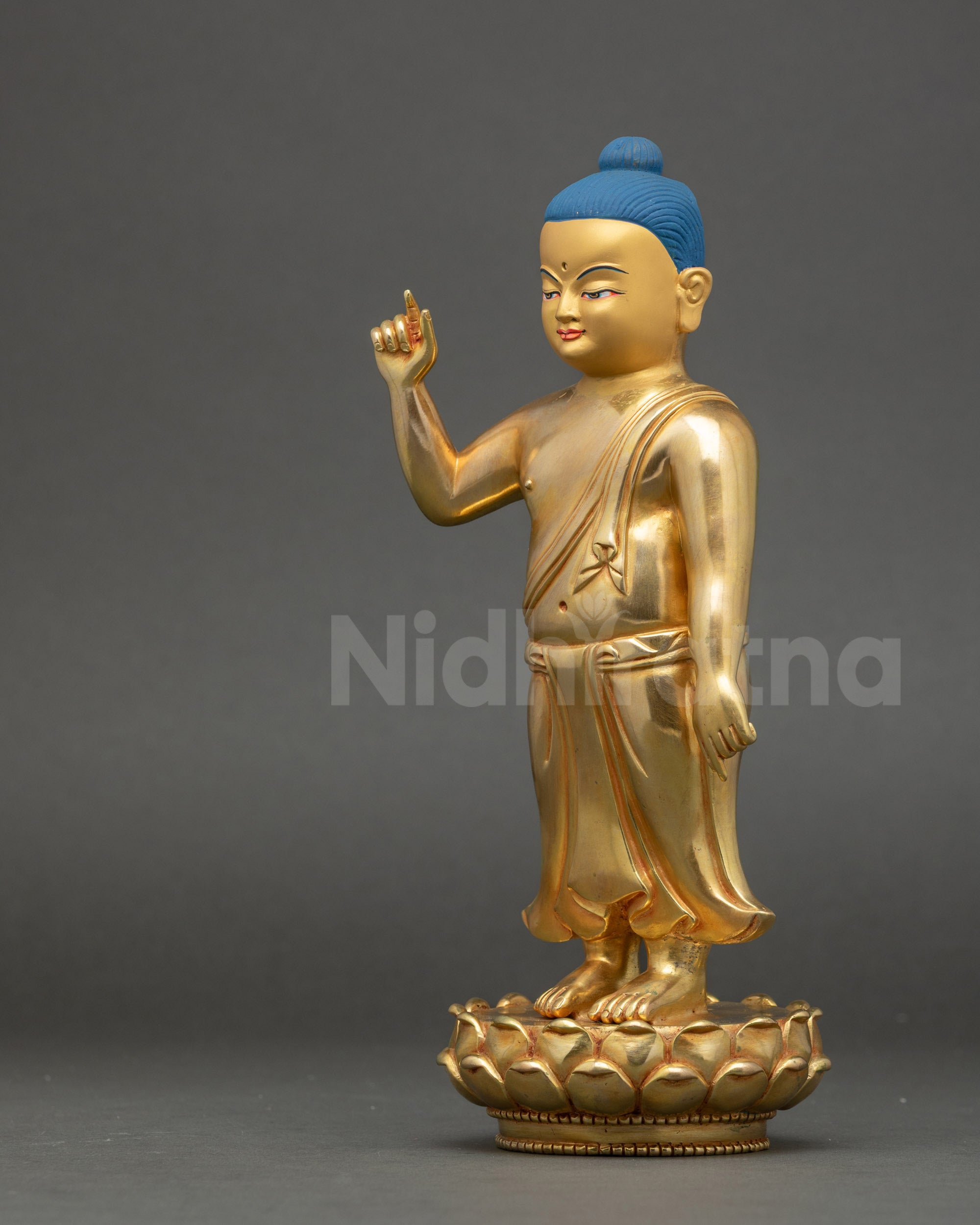 Standing Little Buddha Figurine - Symbol of Serenity