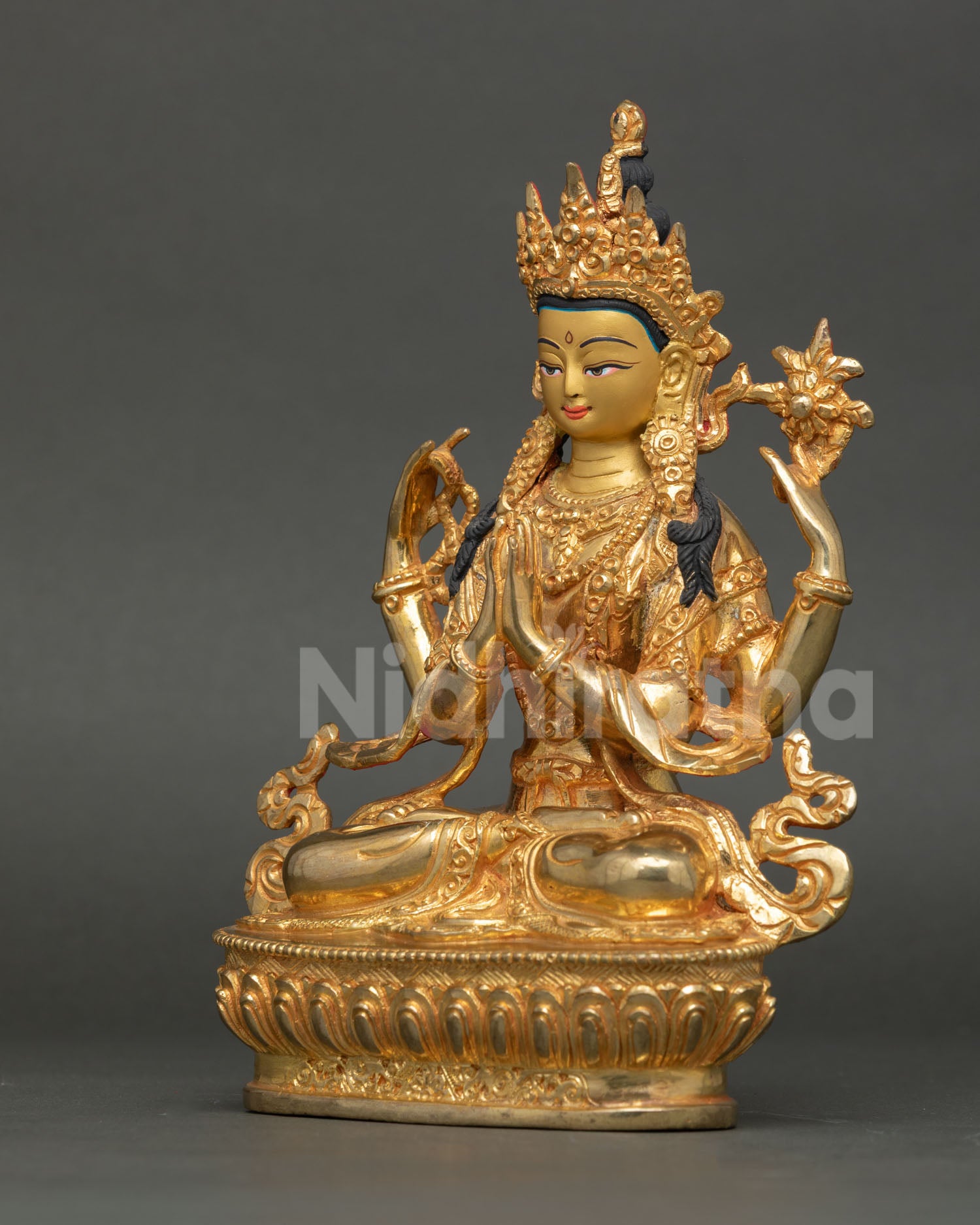 Chenrezig (Avalokiteshvara) Statue - Himalayan Spiritual Art