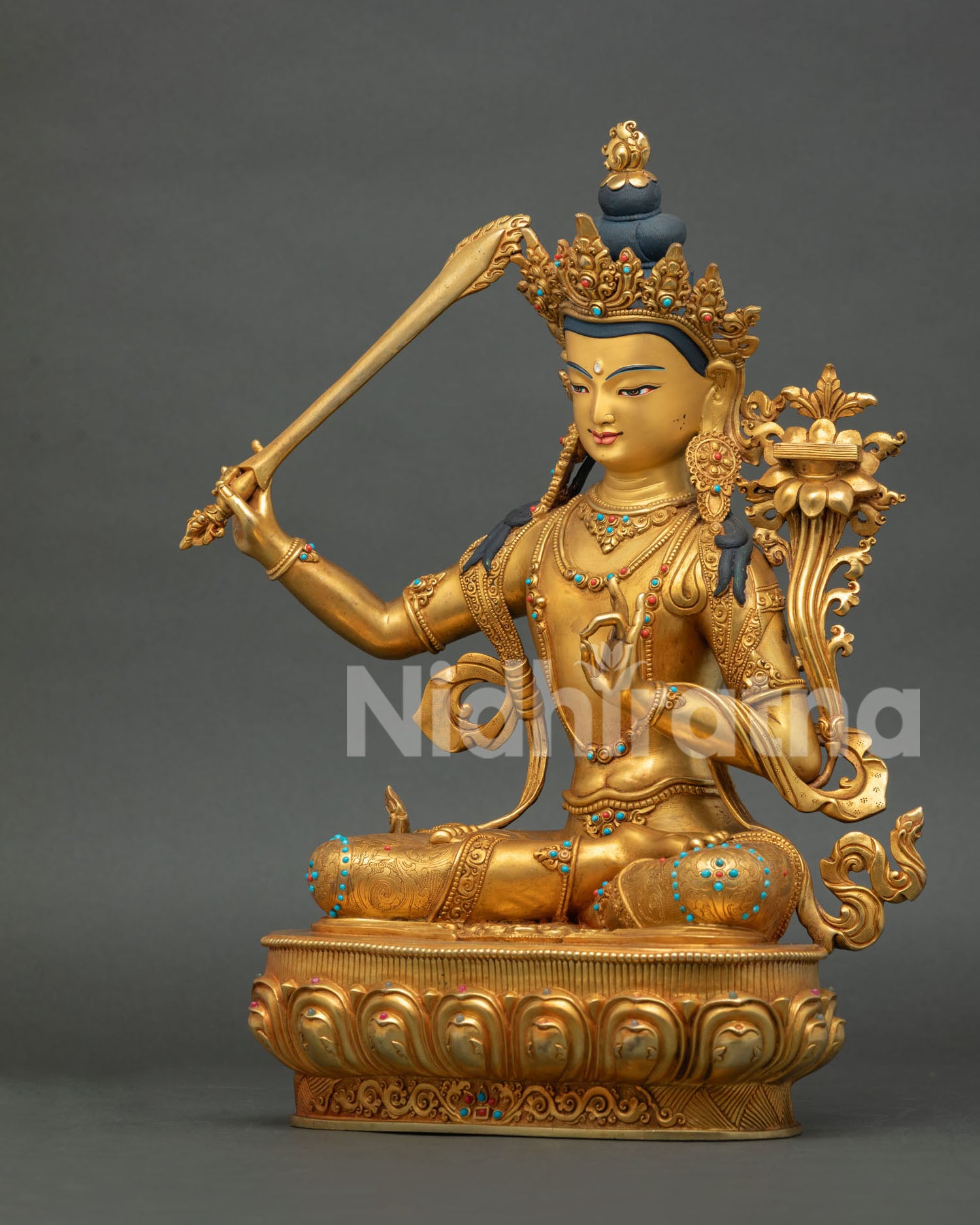 Manjushri Statue | Tibetan Buddhist God of Wisdom