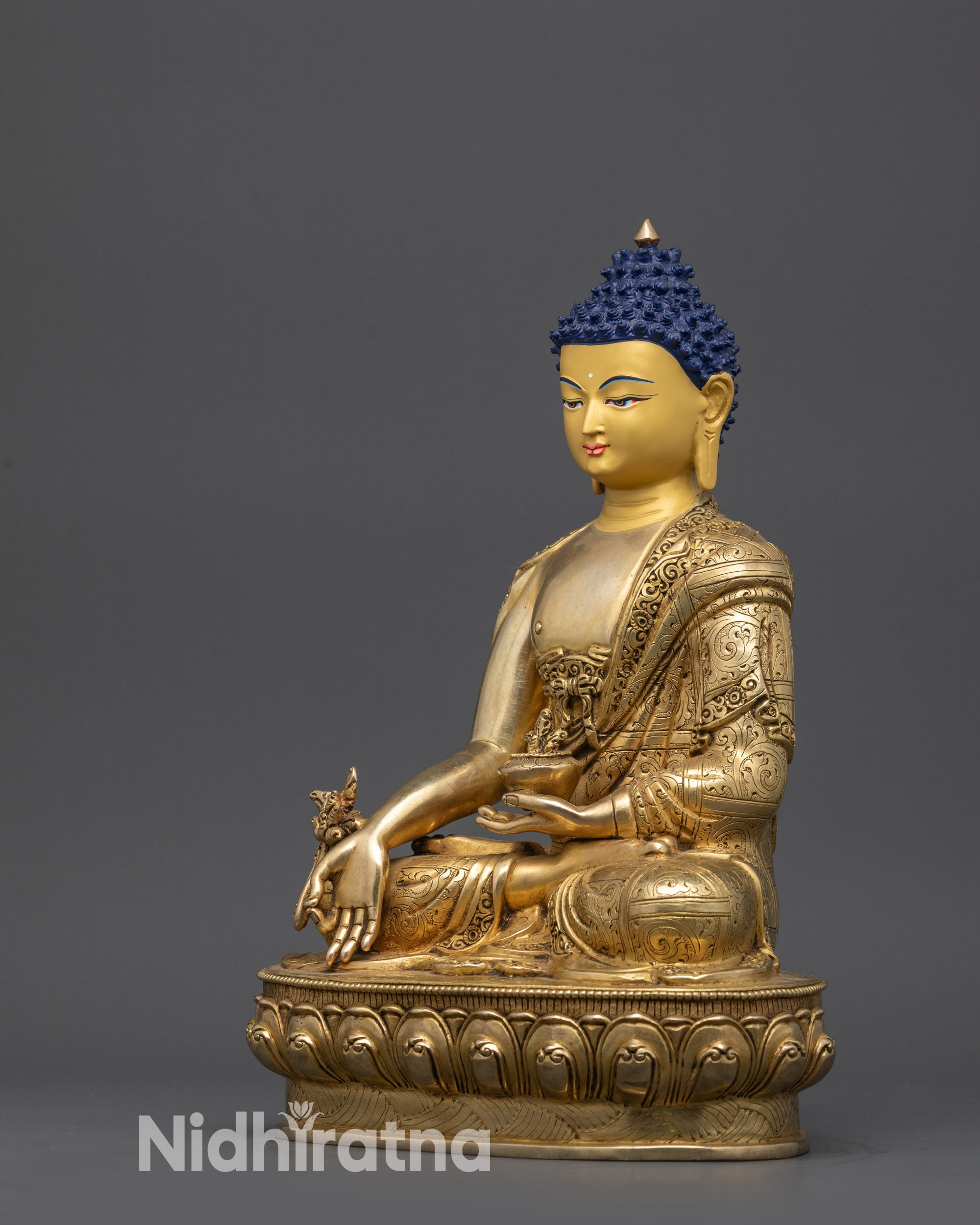 Bhaisajyaguru Medicine Buddha Statue | Buddhist Healing Sculpture