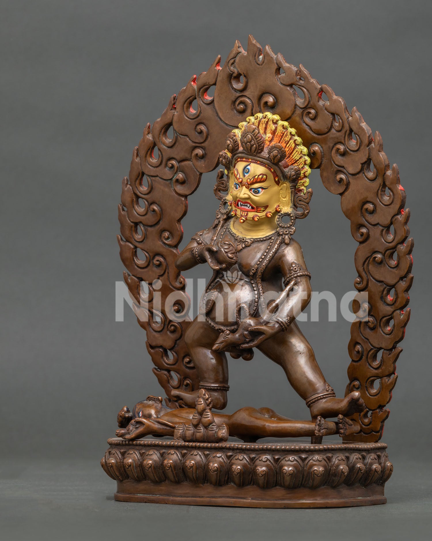 Black Dzambhala Statue