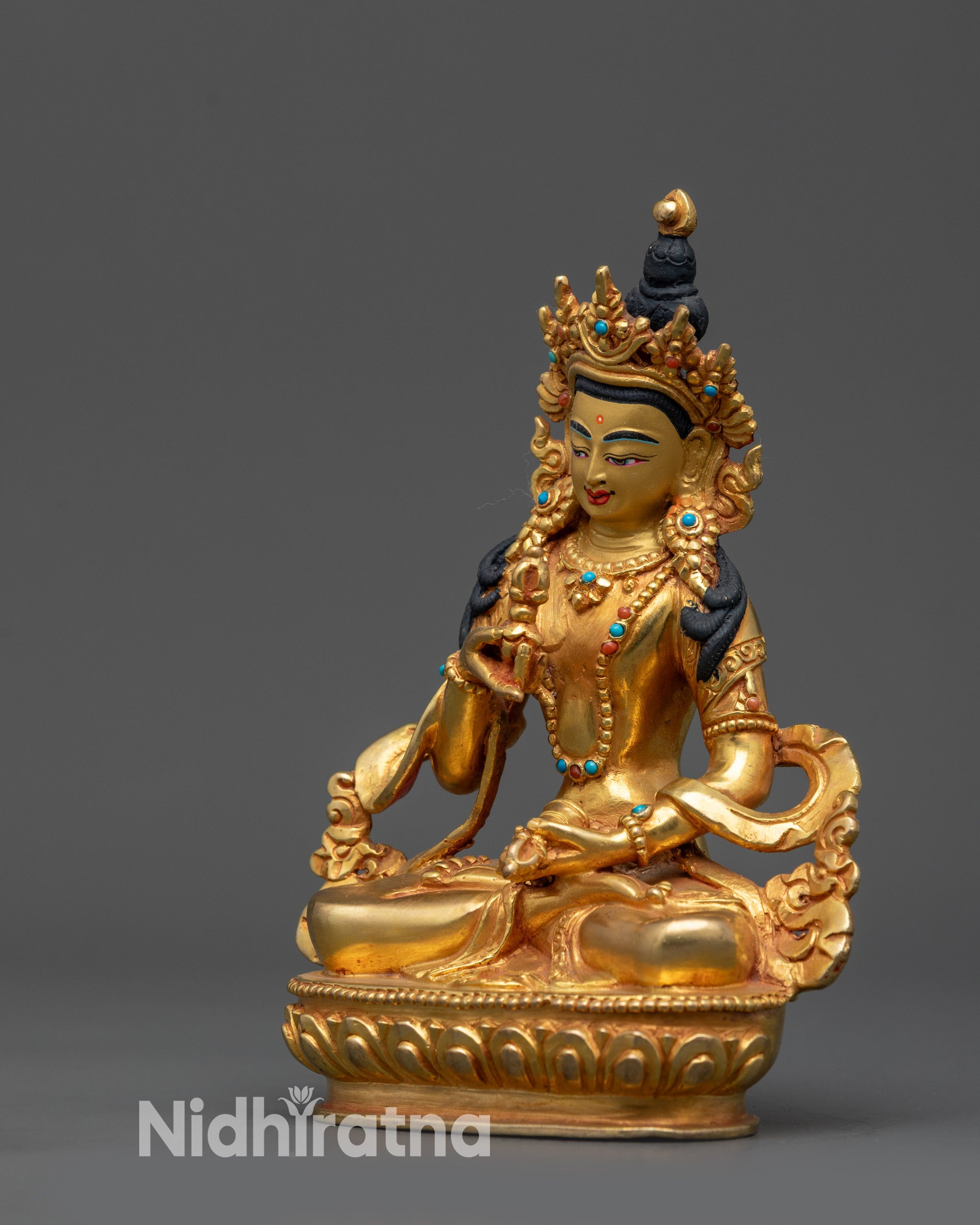 Tibetan Vajrasattva Statue | Sacred Buddhist Idol for Spiritual Healing