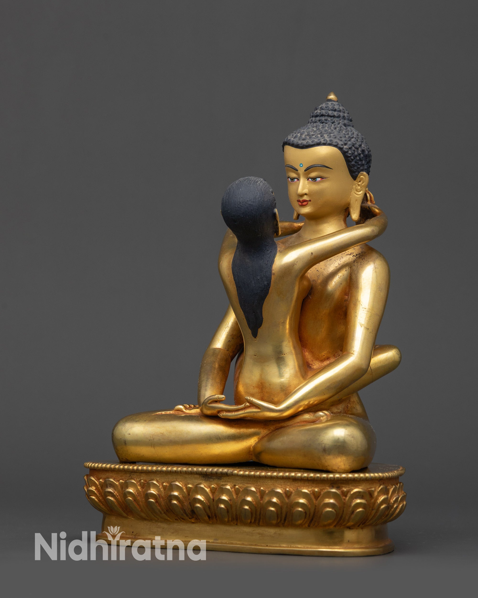 Samantabhadra Yab Yum Statue | Buddhist Artwork for Altar & Rituals