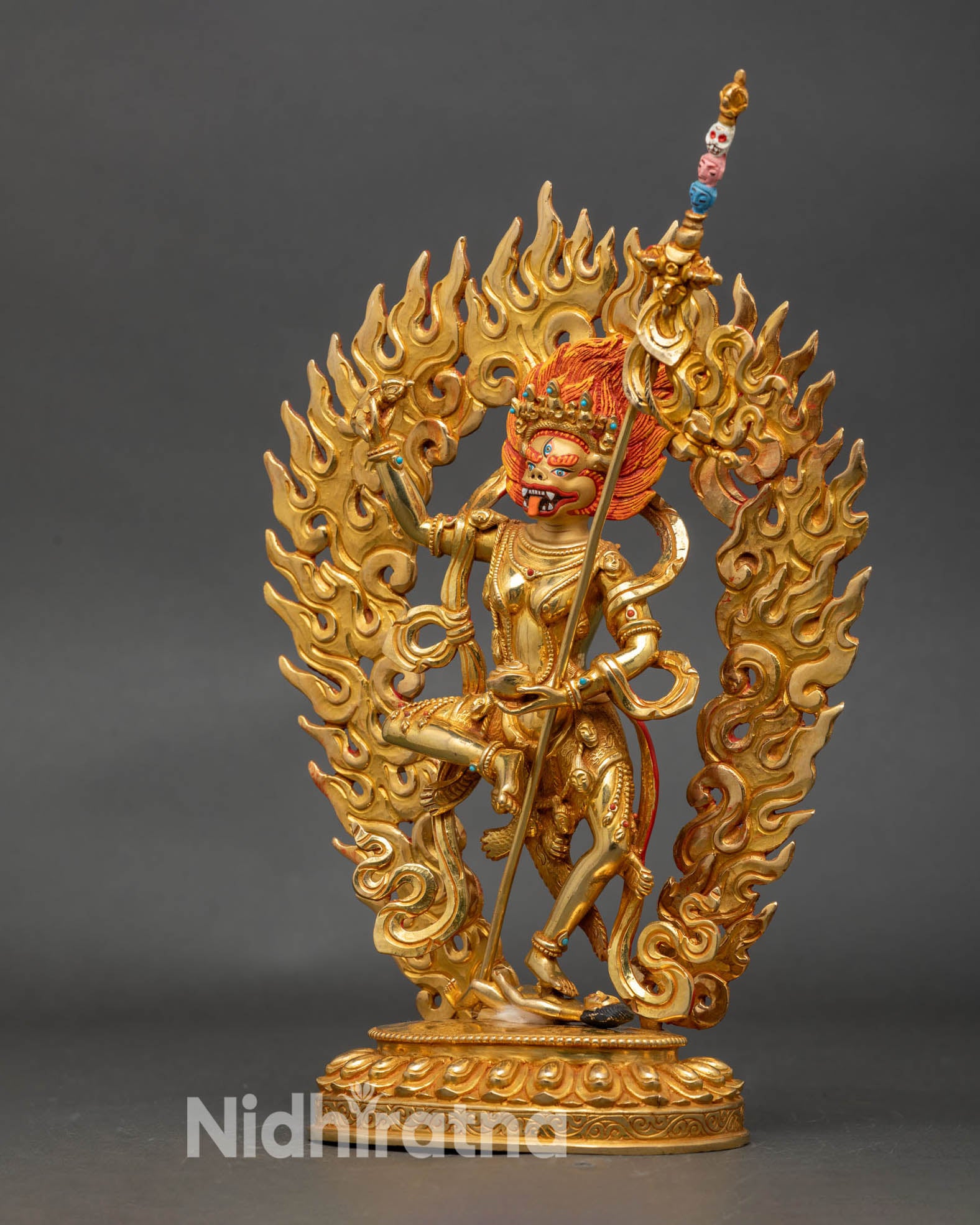 Simha Mukha Statue | Lion-Faced Protector from Nepal