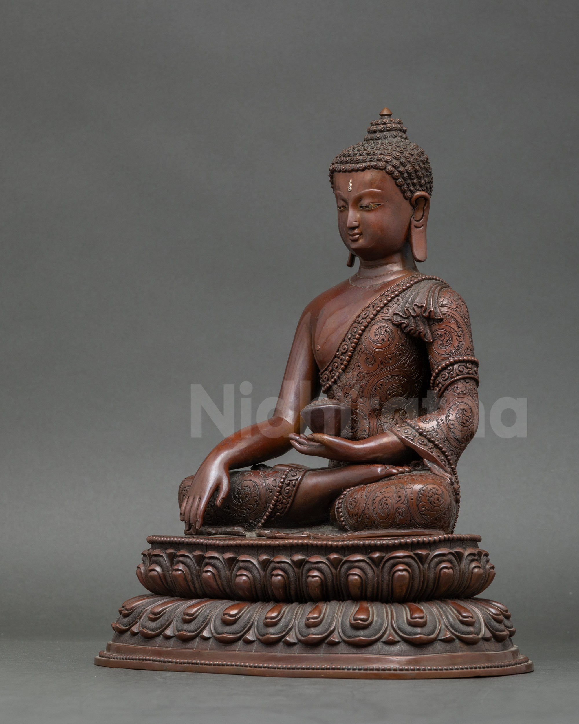 Triple Buddha Statue Set | Handcrafted Himalayan Spiritual Sculpture