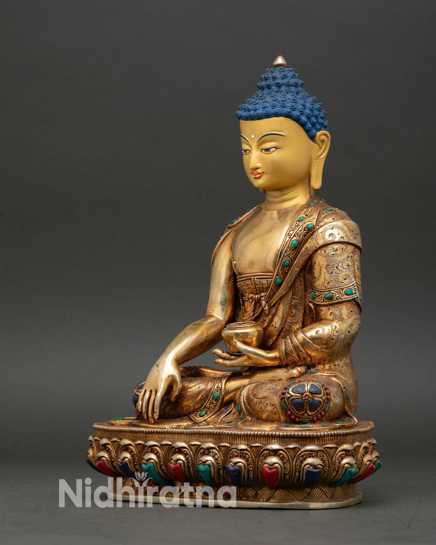 Shakyamuni Buddha Statue | Handmade Nepalese Meditation Art