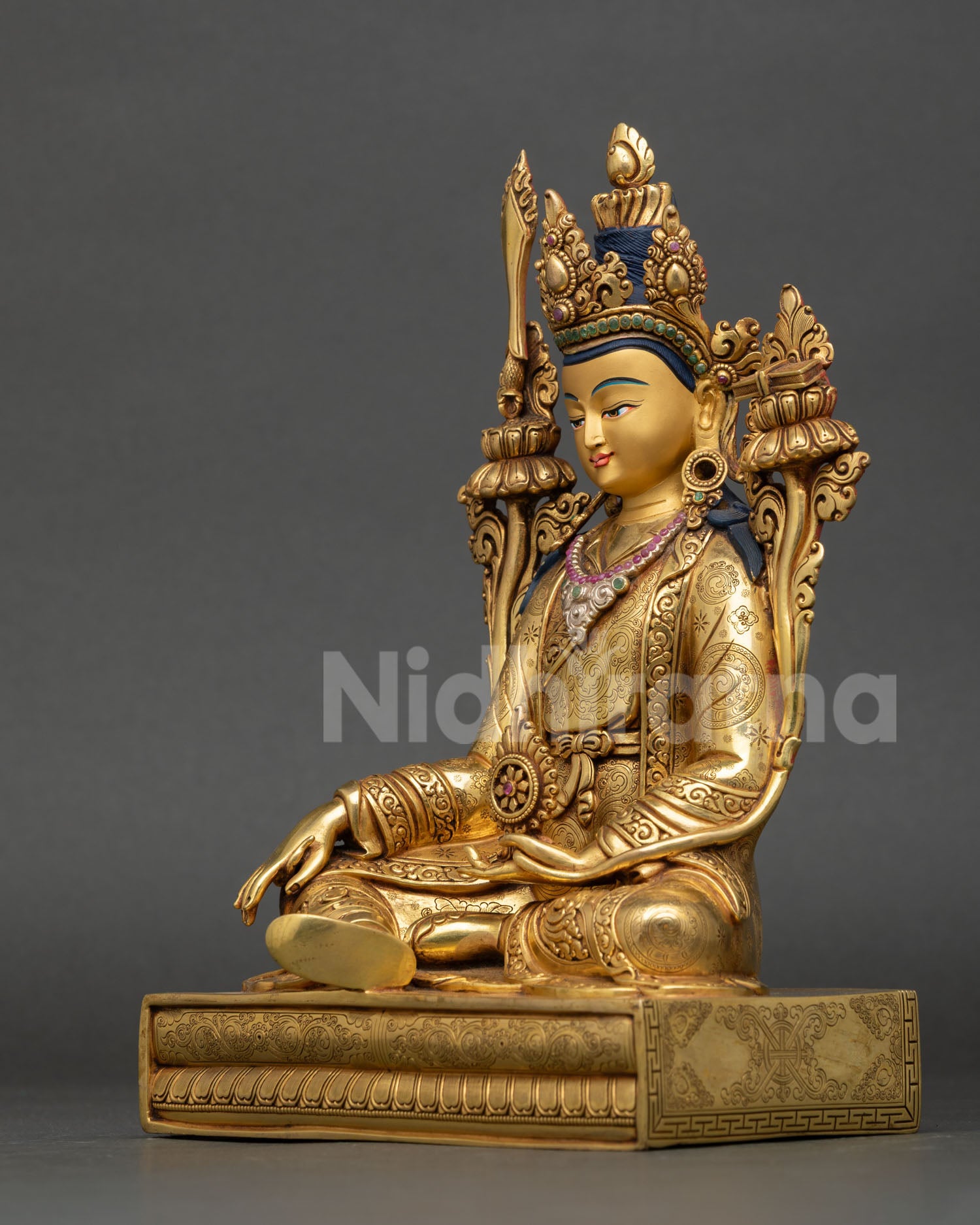 Trisong Detsen Statue | Tibetan Historical Dharma King Figure