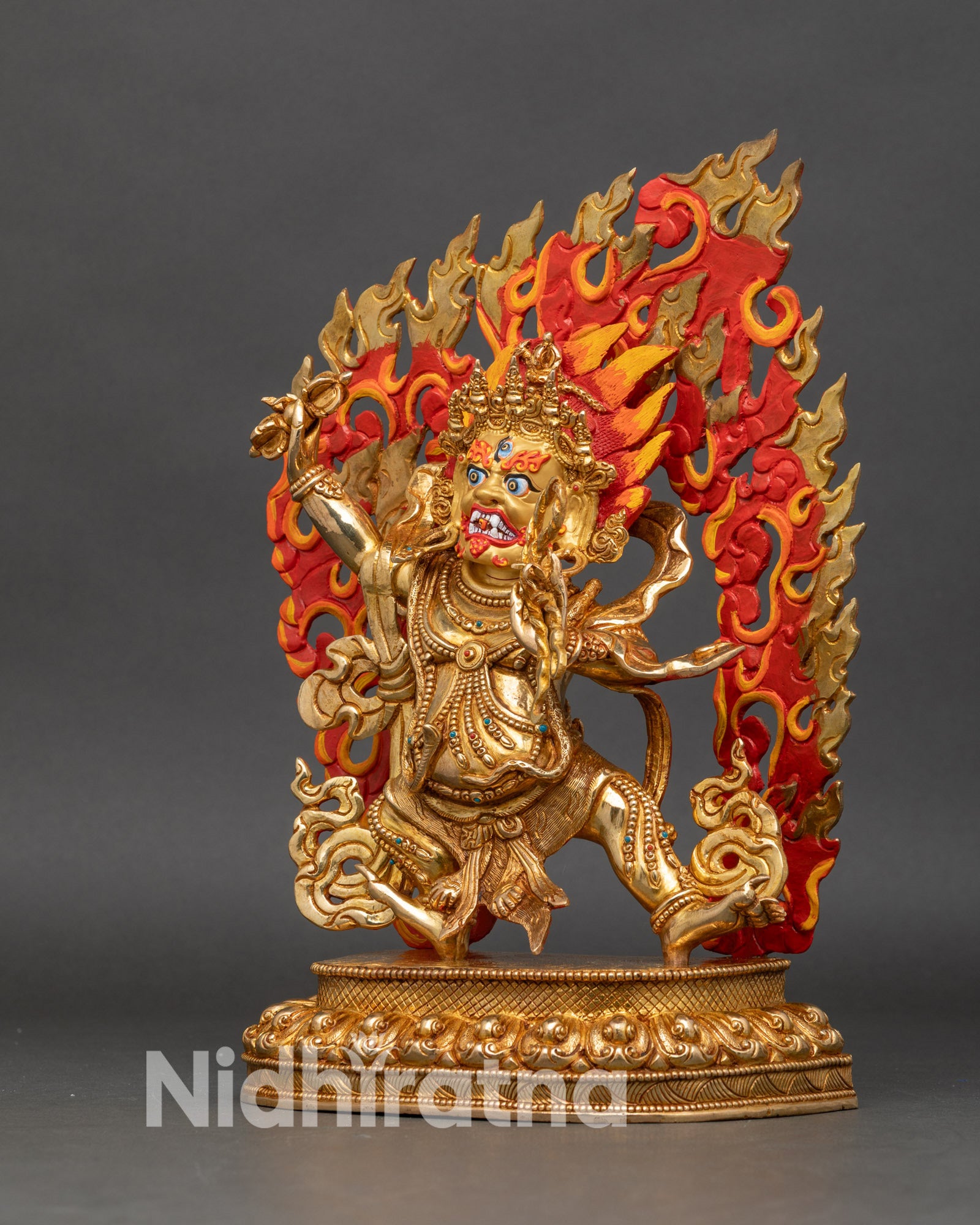 Vajrapani Statue | Tibetan Buddhist Deity of Power and Protection