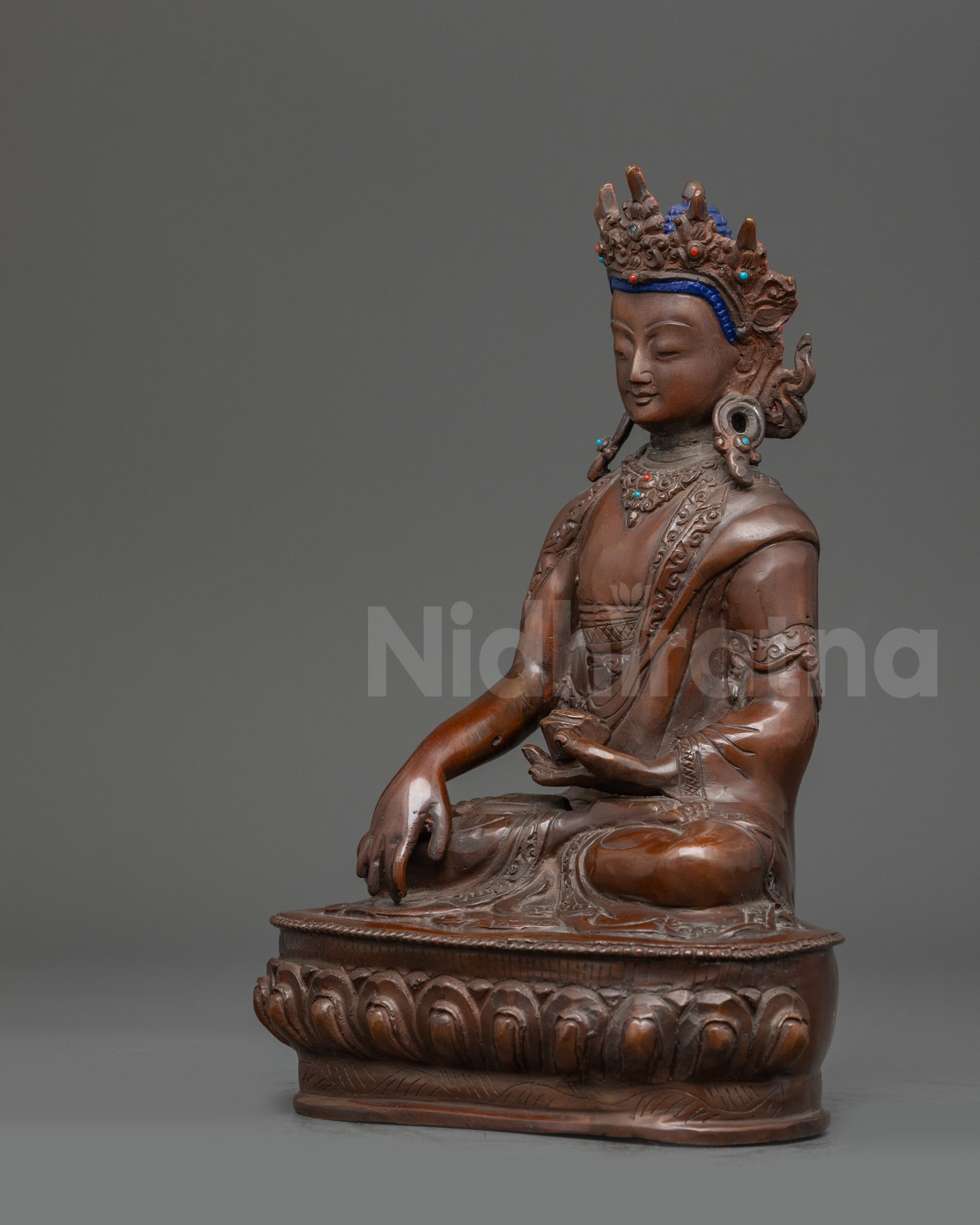 Crown Shakyamuni Buddha Statue