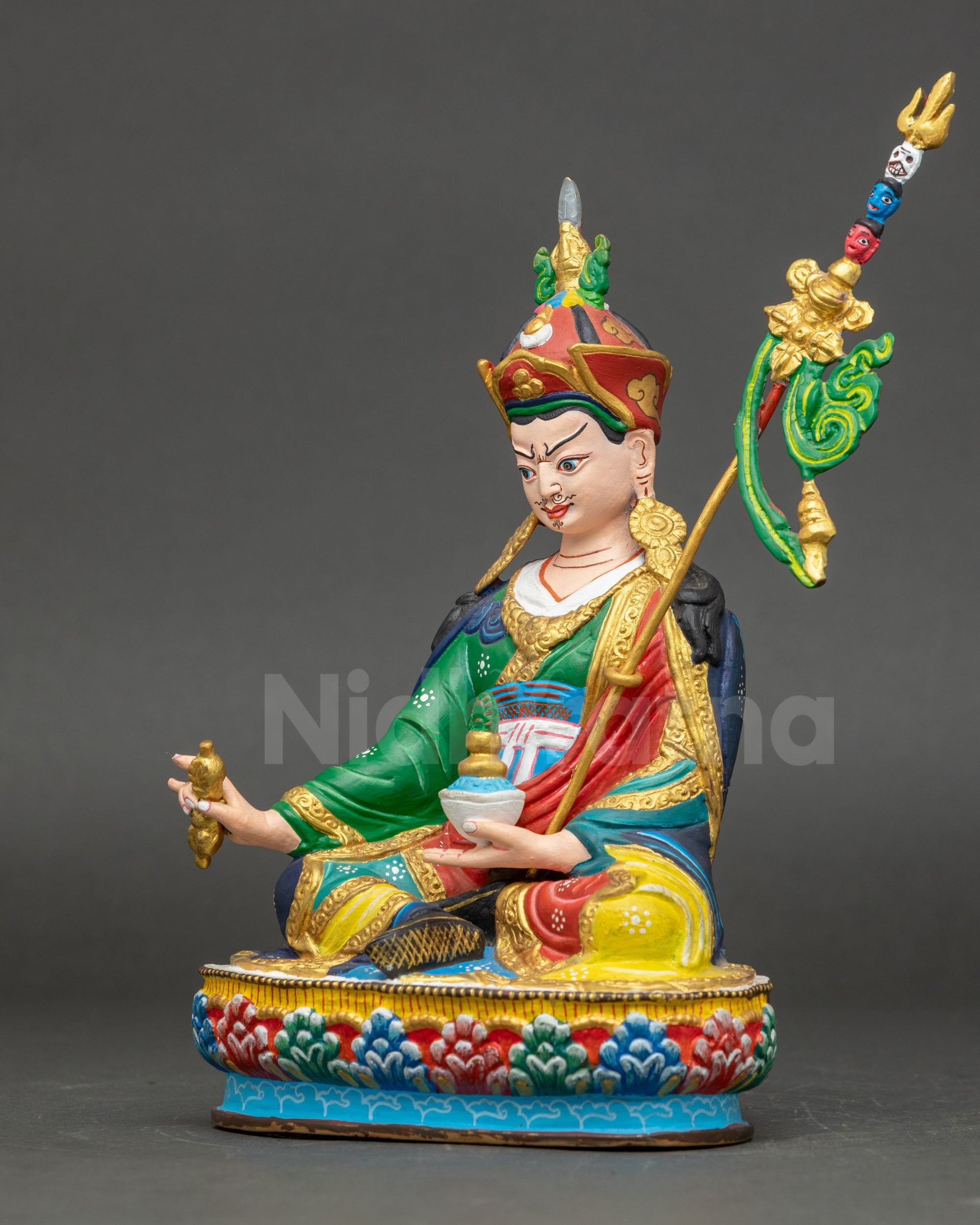 Guru Rinpoche Statue- The Vajrayana Buddhist Master