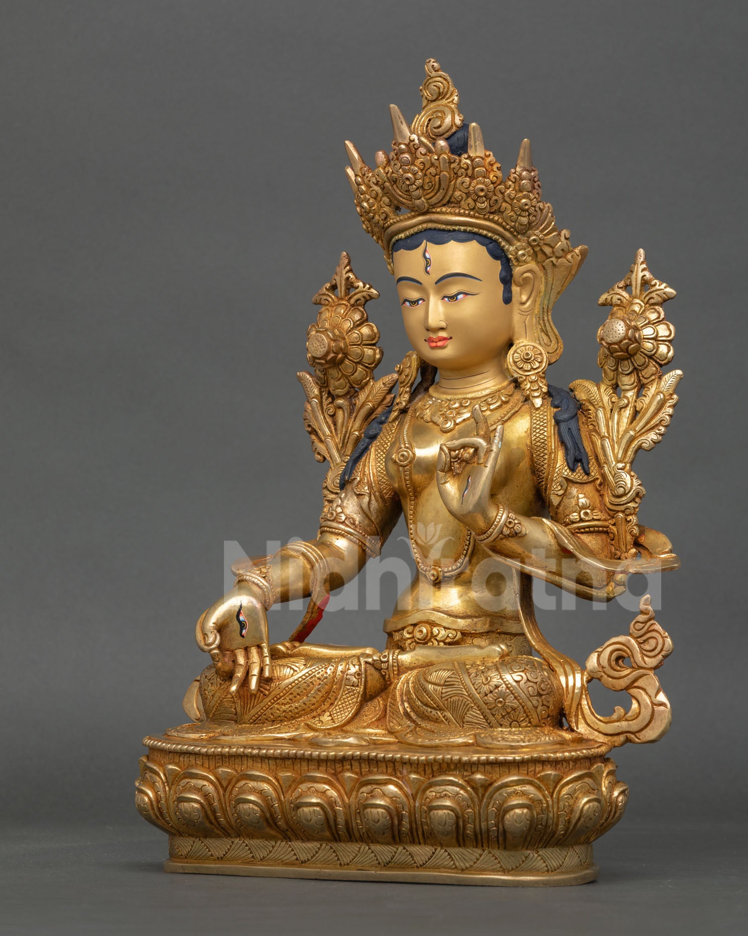 White Tara Statue for Altar Decor | Handcrafted in Nepal