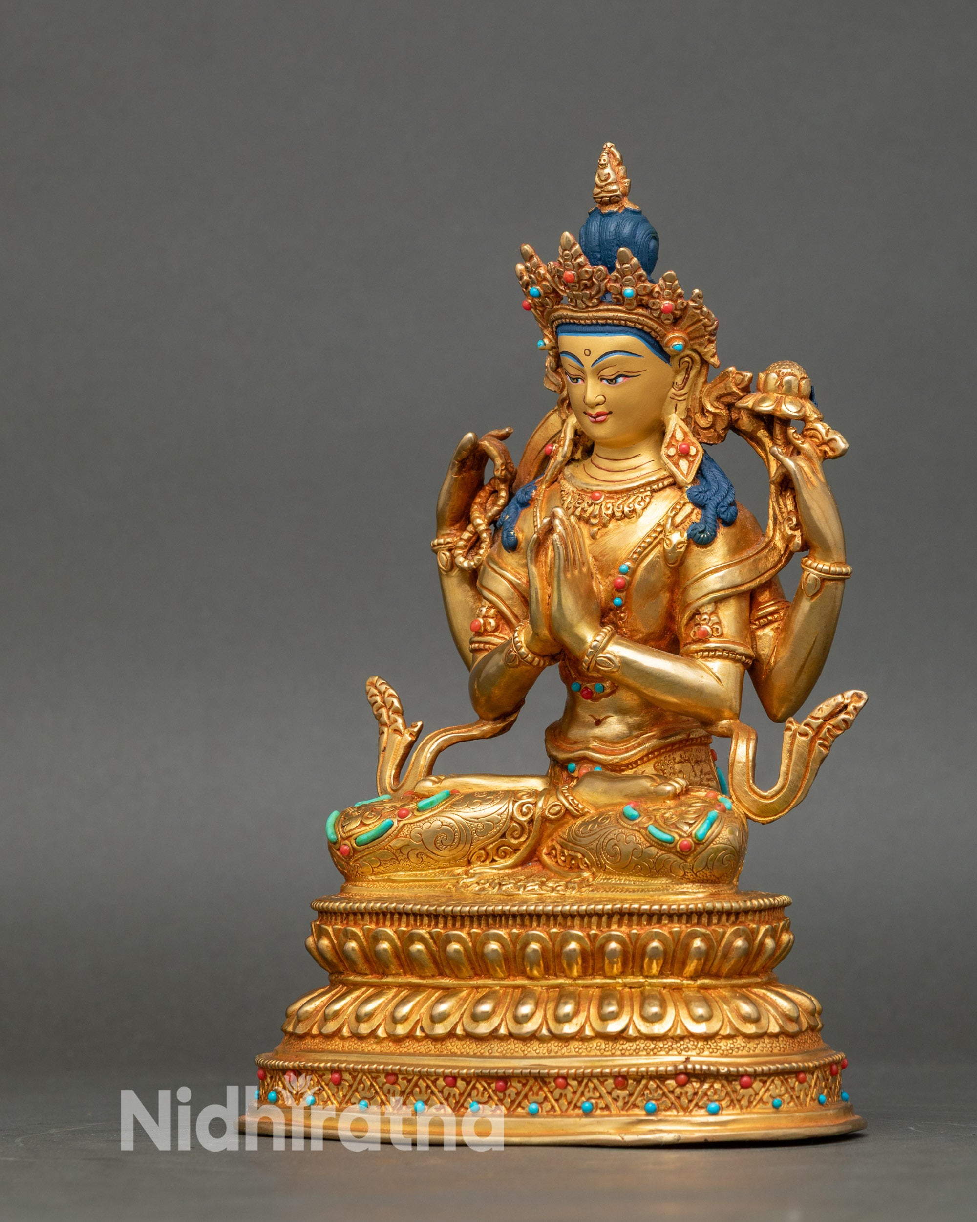 Buddhist Chenrezig Statue for Meditation and Spiritual Decor