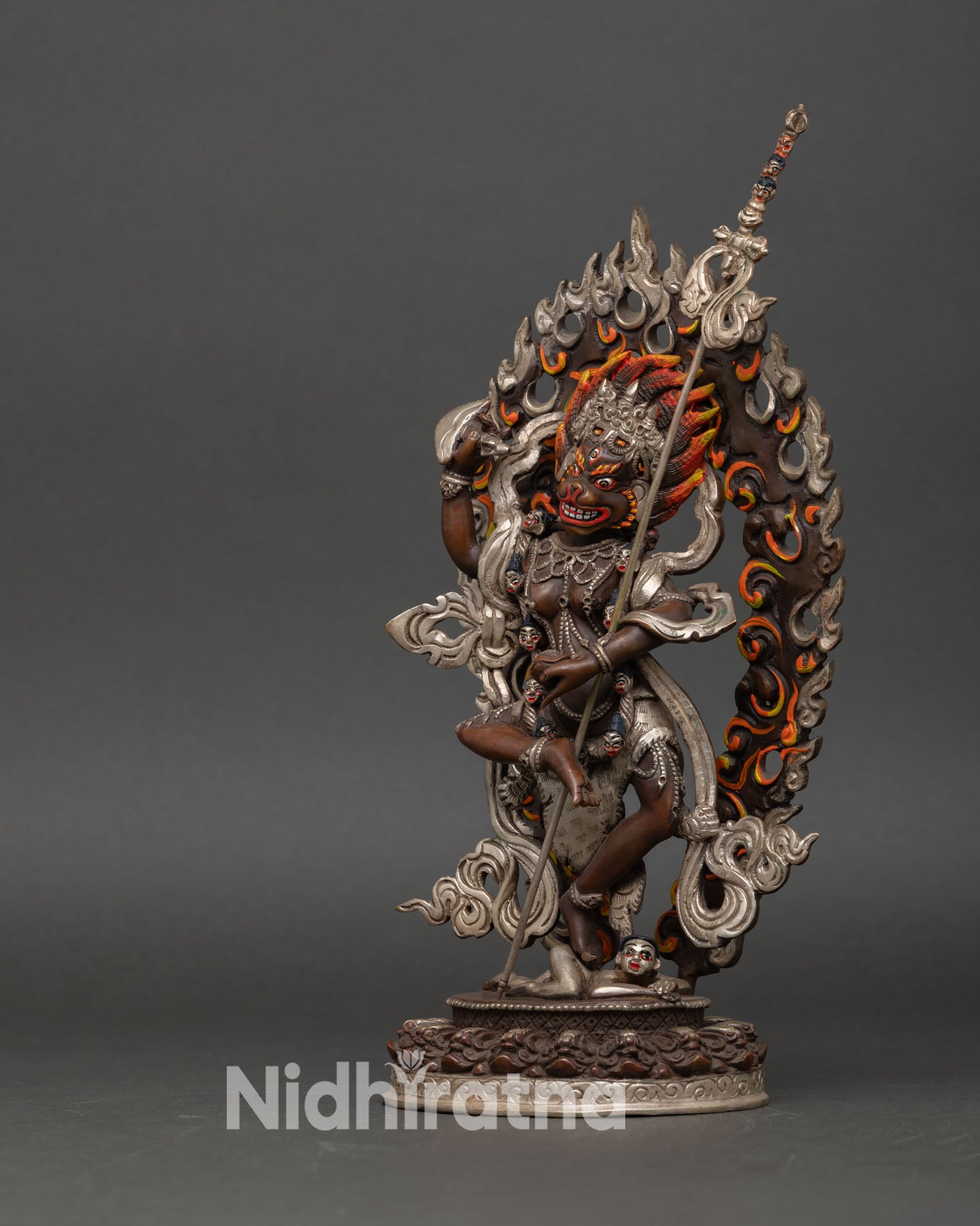 Simha Mukha Statue | Lion-Faced Dakini Sculpture